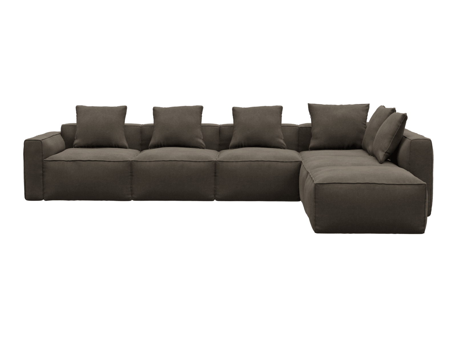 Riley Apt Muse Mink Sofa - 6 Seater RAF Terminal color Muse Mink