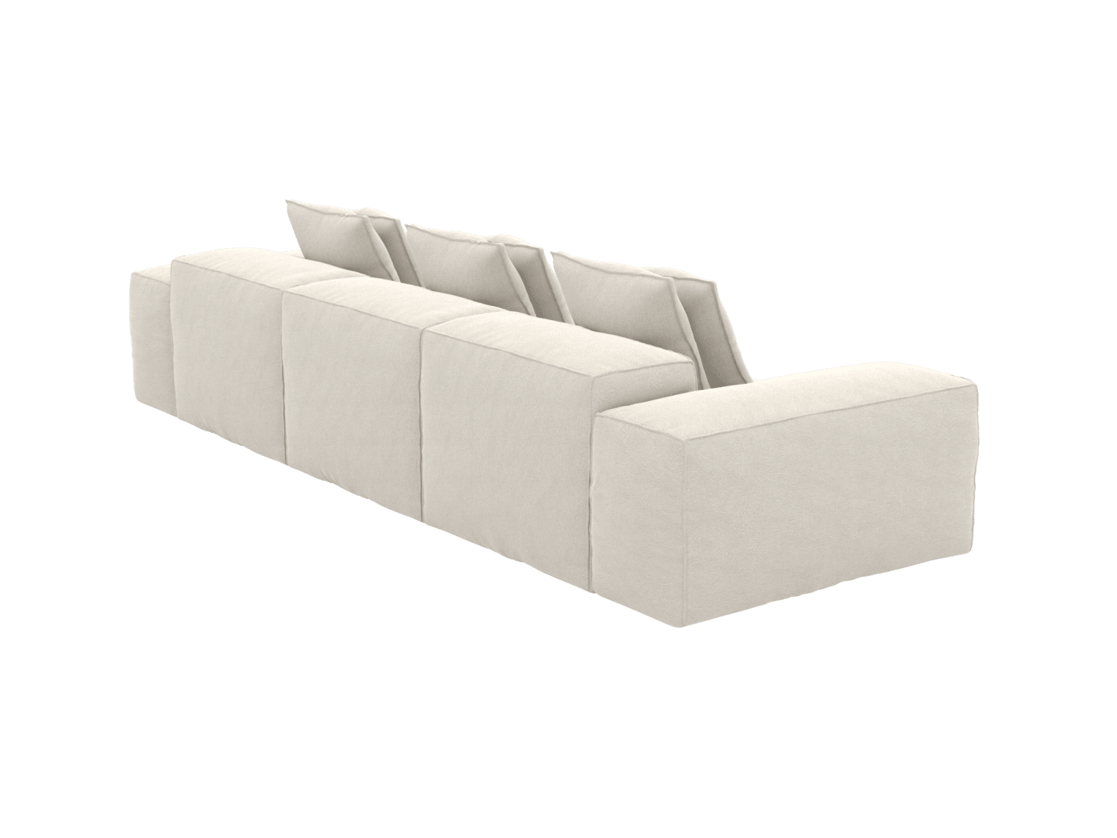 Riley California Ivory Modular Sofa - 3 Seater color California Ivory
