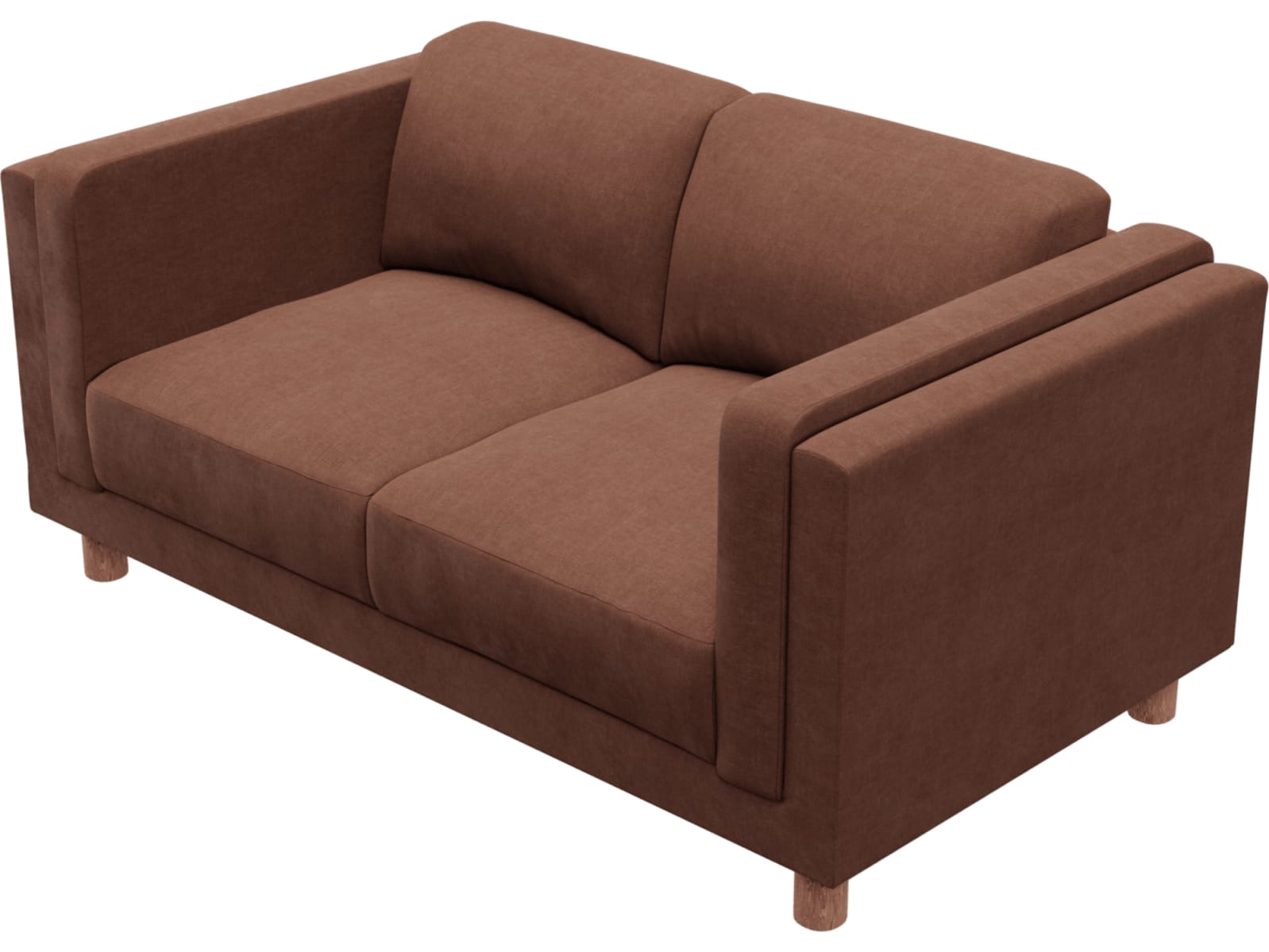 Hayes Muse Rust Sofa - 2 Seater color Muse Rust
