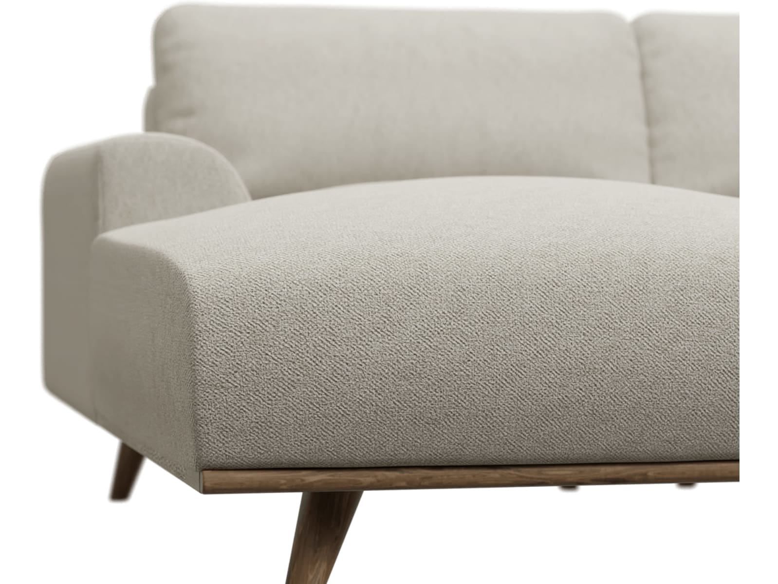 Dane Noa Desert Chaise Sofa - 3 Seater color Noa Desert