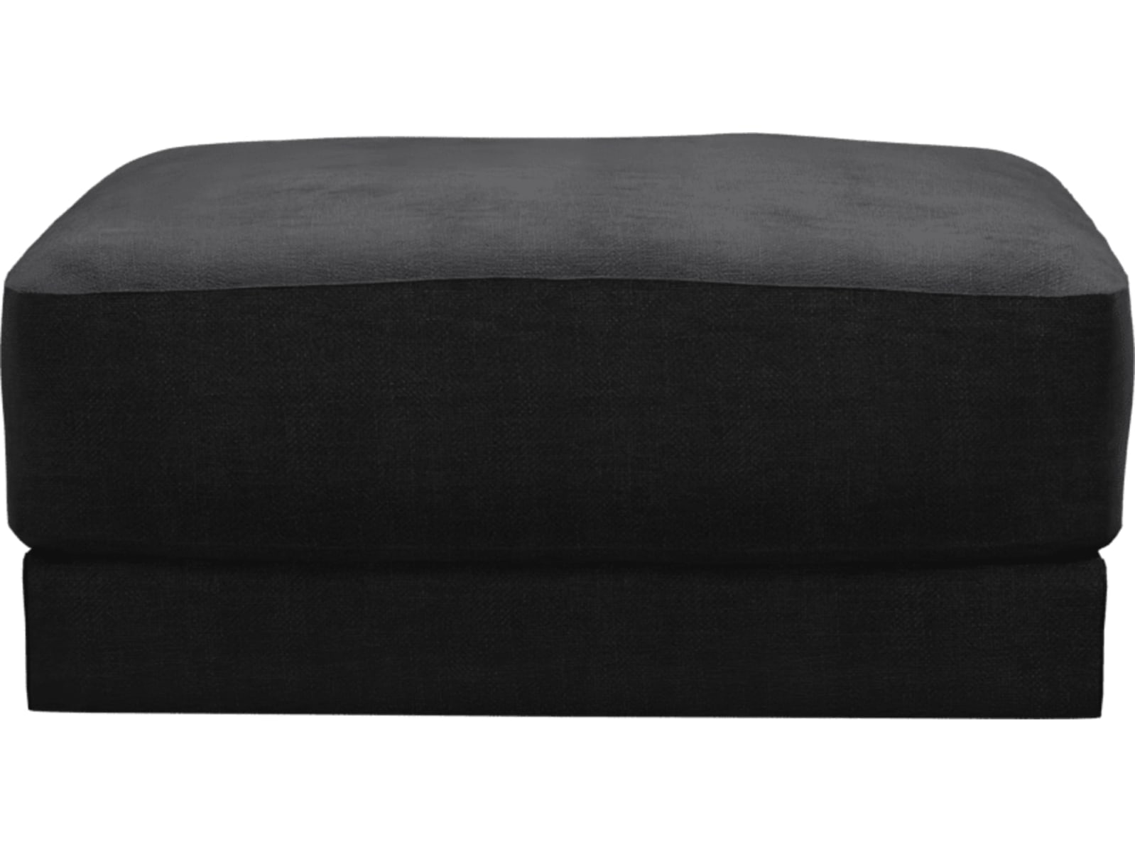 Monica Plaza Flint Grey Ottoman color Plaza Flint Grey