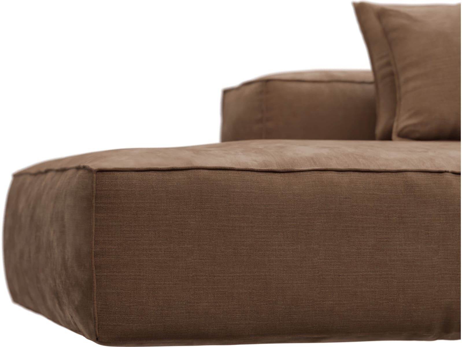 Riley Tribute Chestnut Modular Sofa - 1x Arm, 4x Armless, 1x Left Terminal color Tribute Chestnut