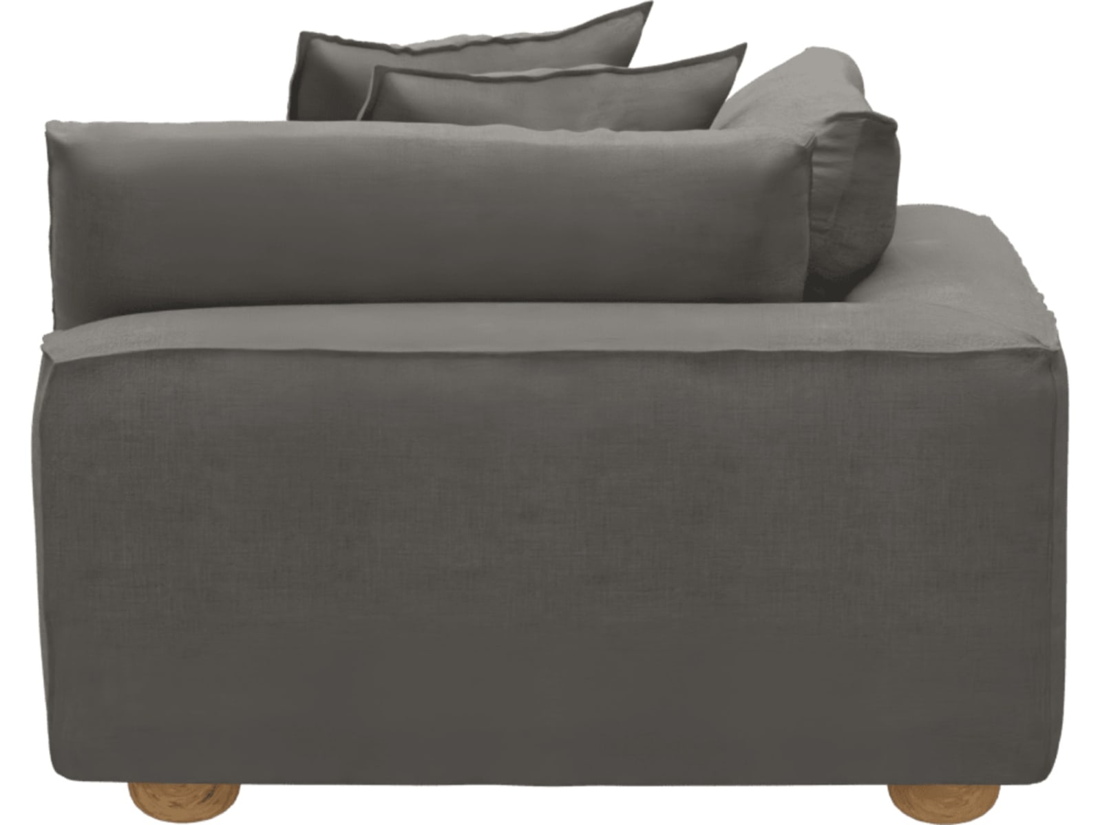 Tully Isla Soft Grey Corner Sofa Chair Module color Isla Soft Grey