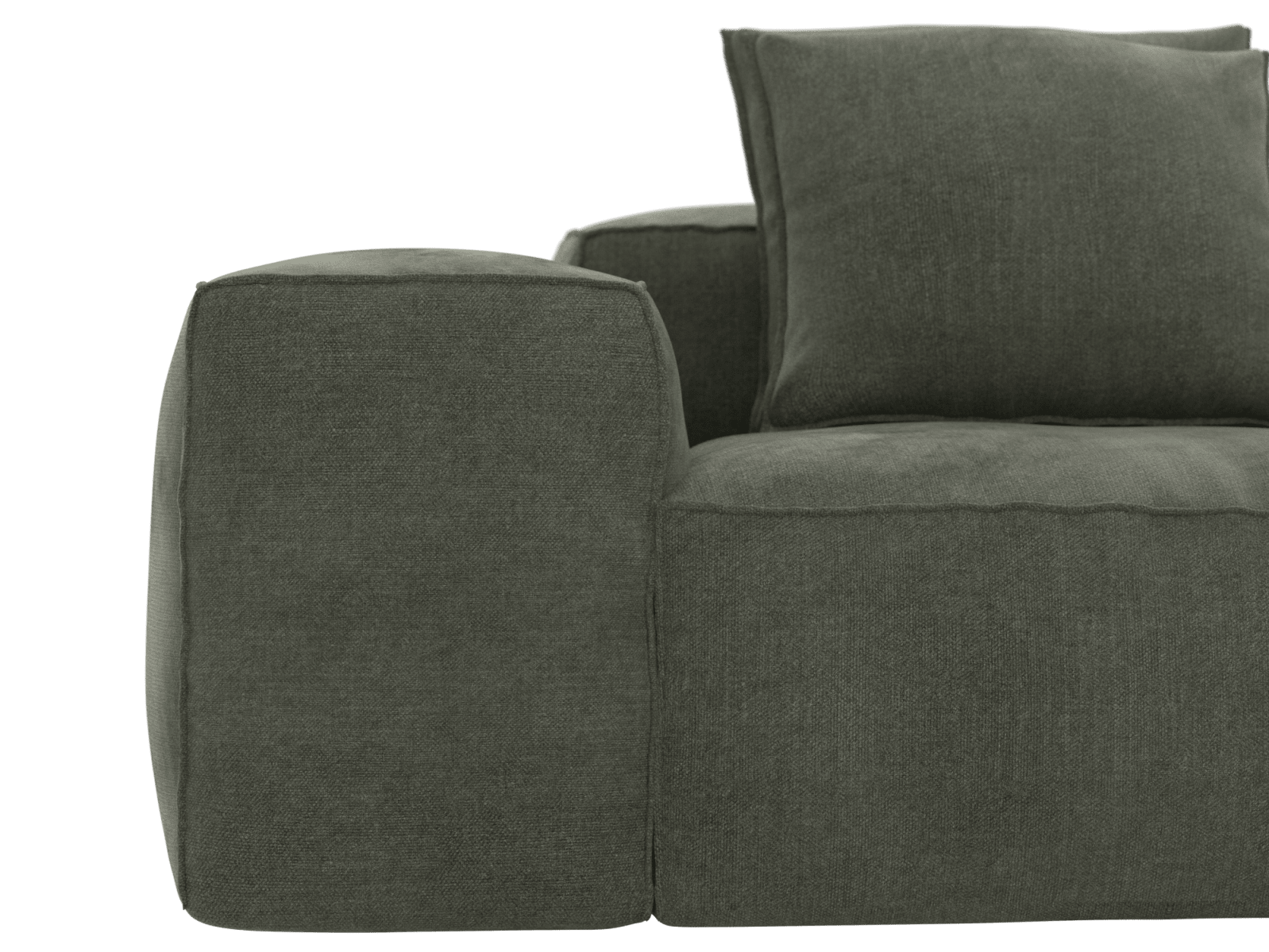 Riley Tribute Dark Jade Modular Sofa Right Terminal - 5 Seater color Tribute Dark Jade