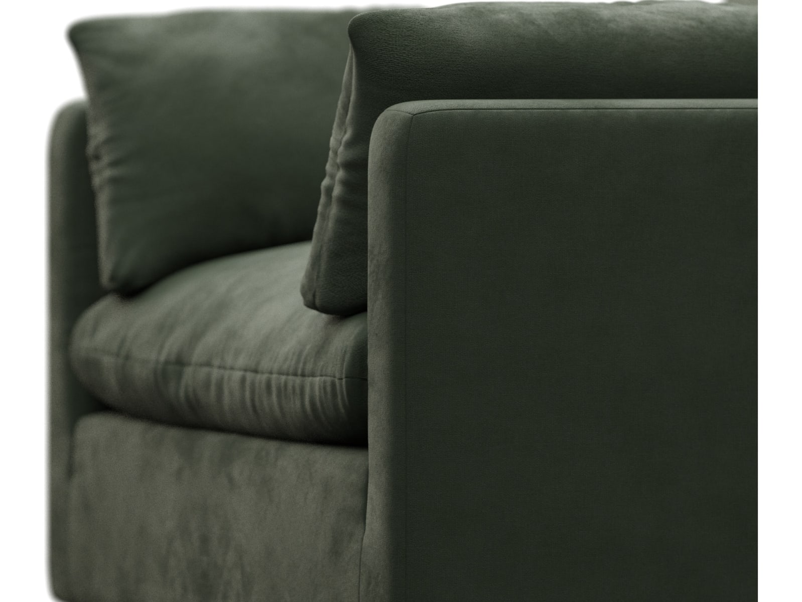 Willow Muse Forest Armchair color Muse Forest