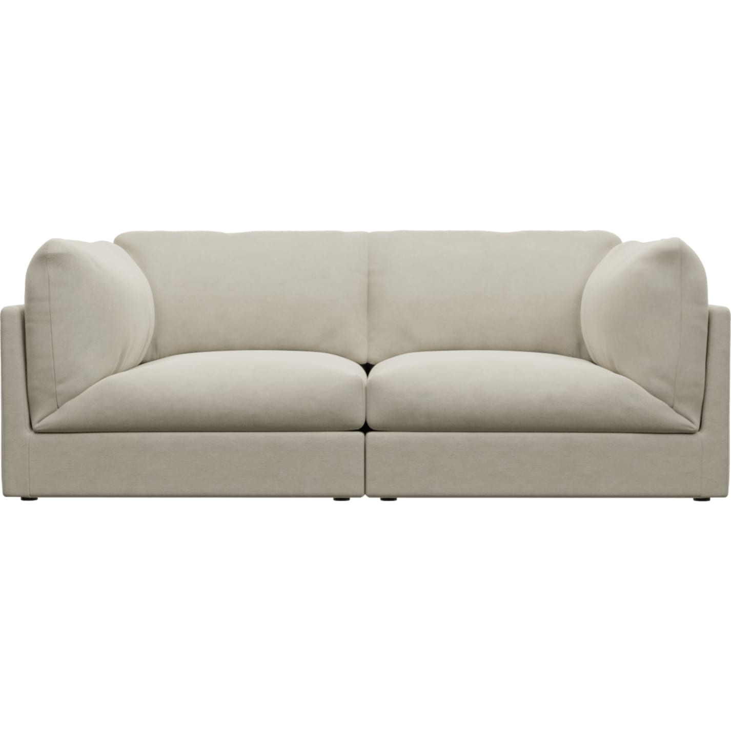 Finley Muse Flax Modular Sofa - 2 Seater color Muse Flax
