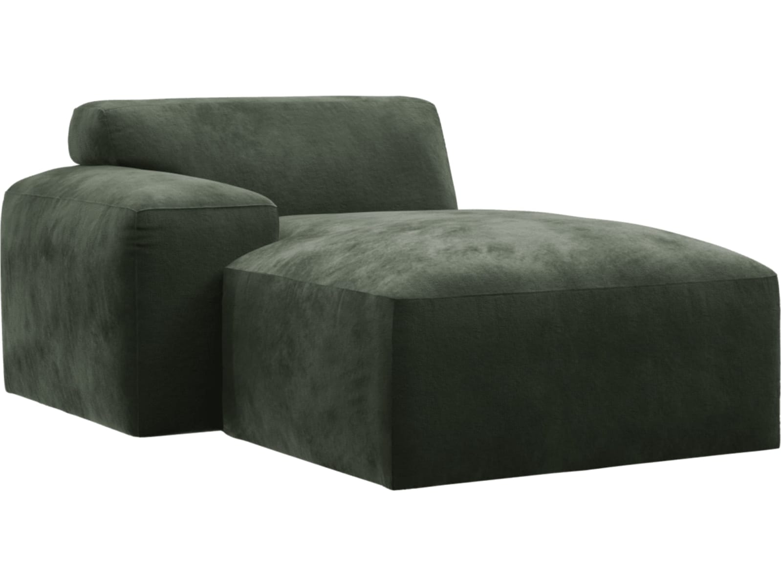 Copenhagen Muse Forest Left Arm Facing Chaise Module color Muse Forest