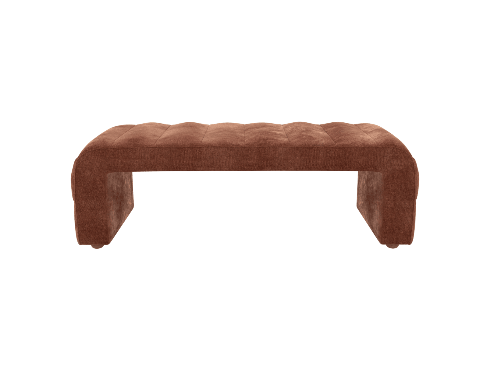 Maeve Bench Muse Rust color Muse Rust