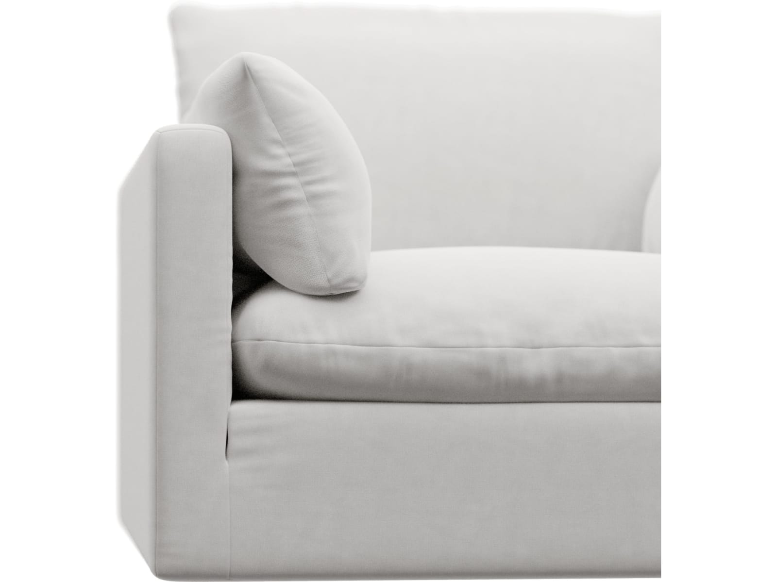 Willow Muse Frost Armchair color Muse Frost