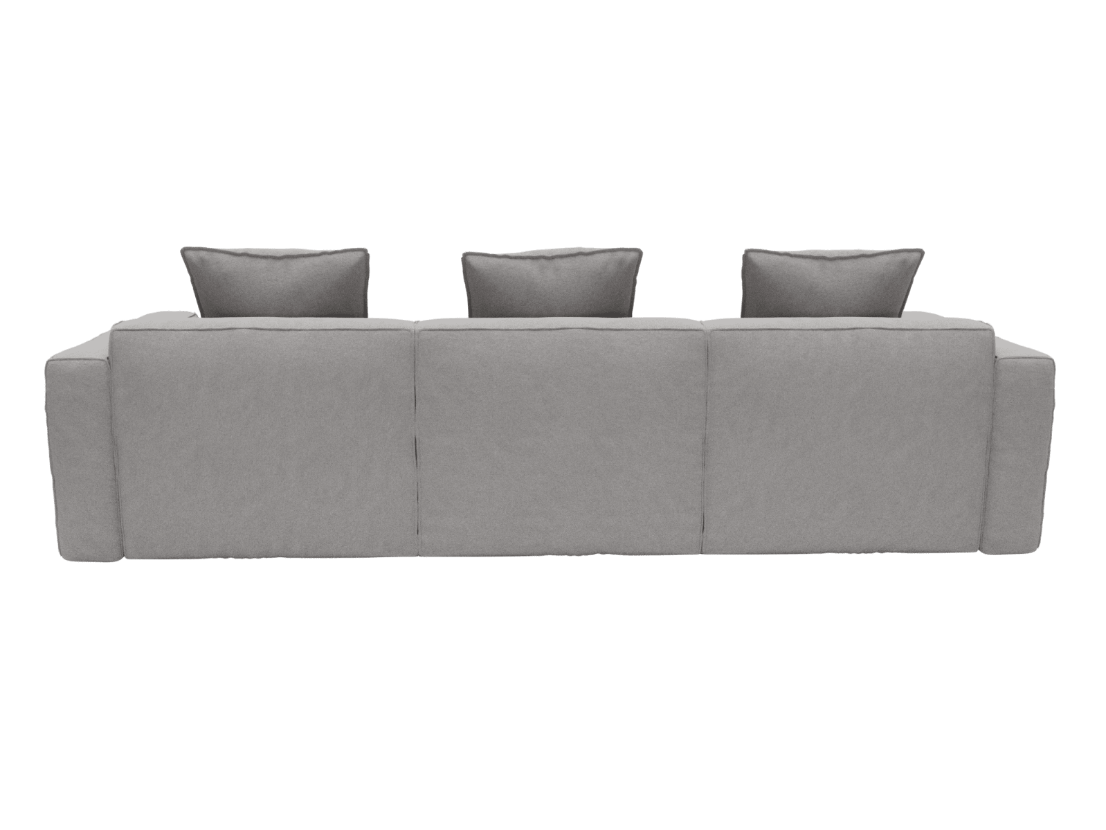 Riley Apt View Steel Sofa - 3 Seater color View Steel