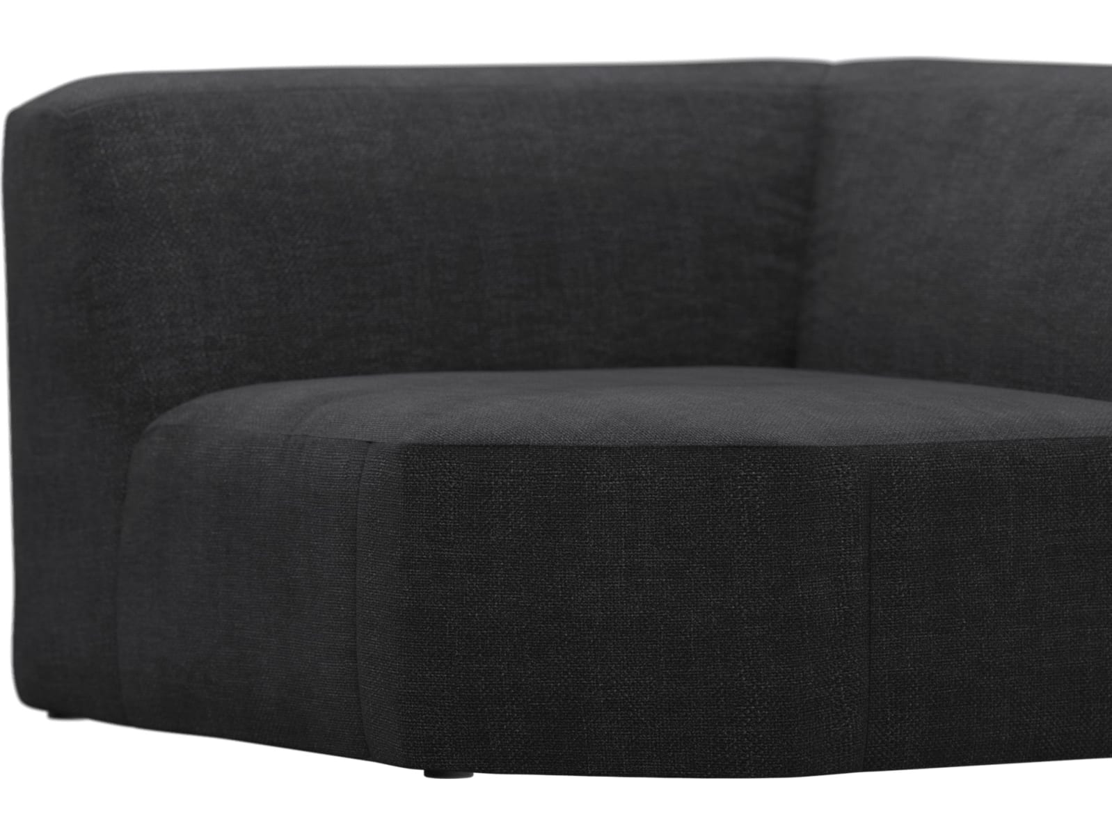 Copenhagen Plaza Flint Grey Wedge Corner Chair Sofa Module color Plaza Flint Grey