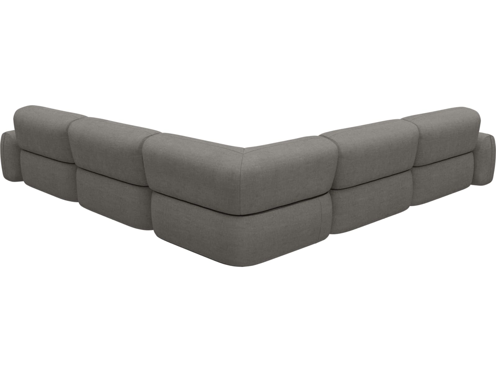 Beckett Isla Soft Grey Modular Corner Sofa - 7 Piece color Isla Soft Grey