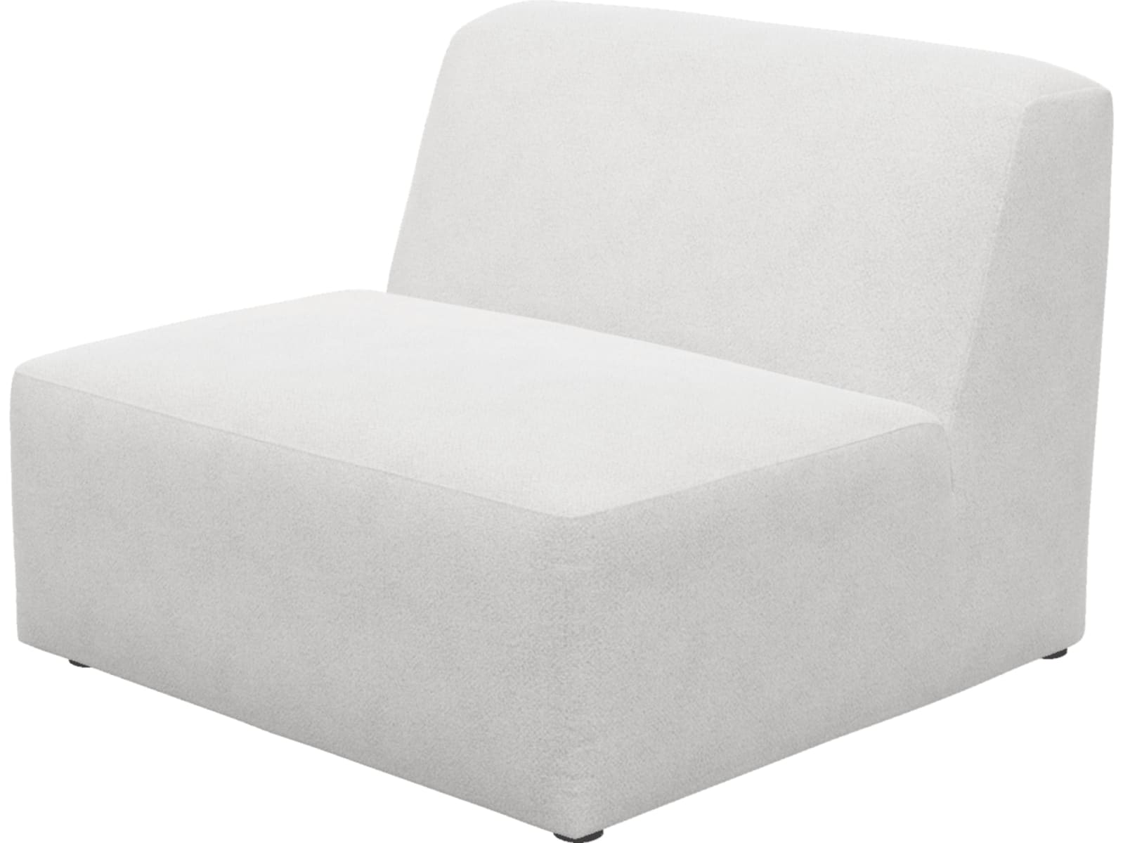 Copenhagen Noa Fog Armless Chair Sofa Module color Noa Fog