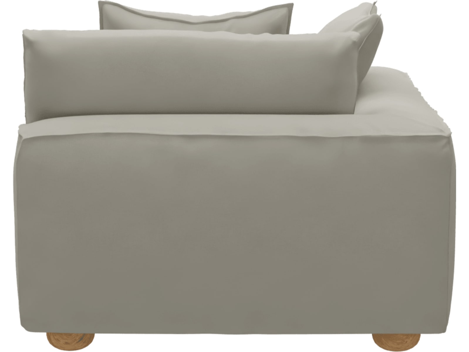 Tully California Ivory Chaise Left Arm Facing Module color California Ivory