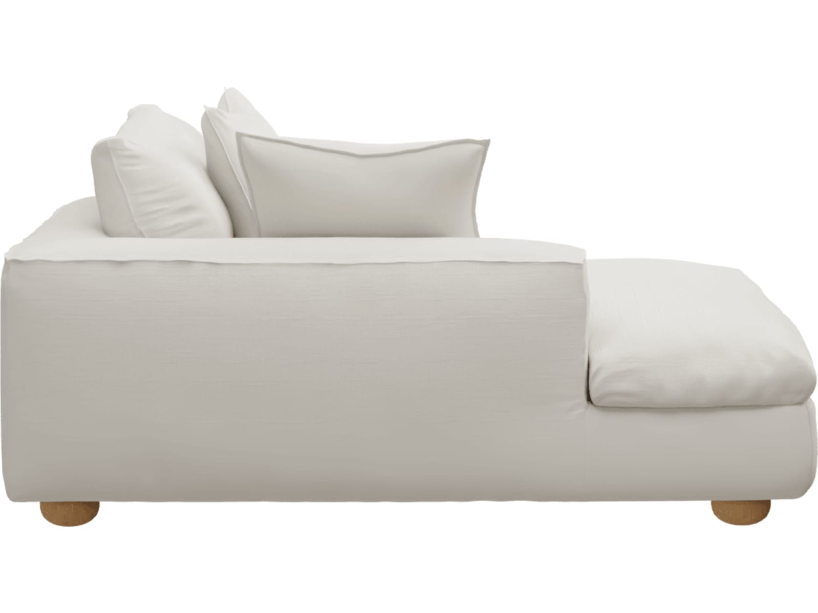 Tully Tribute Ice Chaise Left Arm Facing Module color Tribute Ice