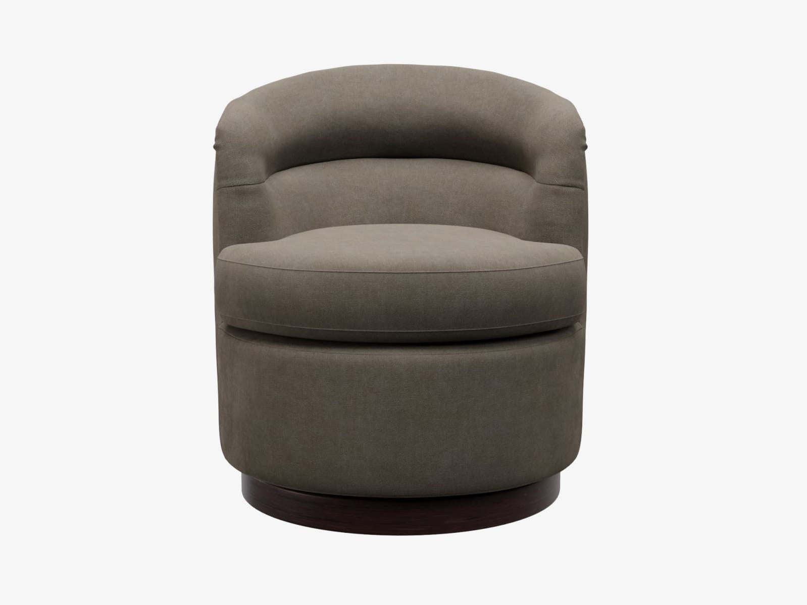 Penelope Swivel Chair Muse Mink color Muse Mink