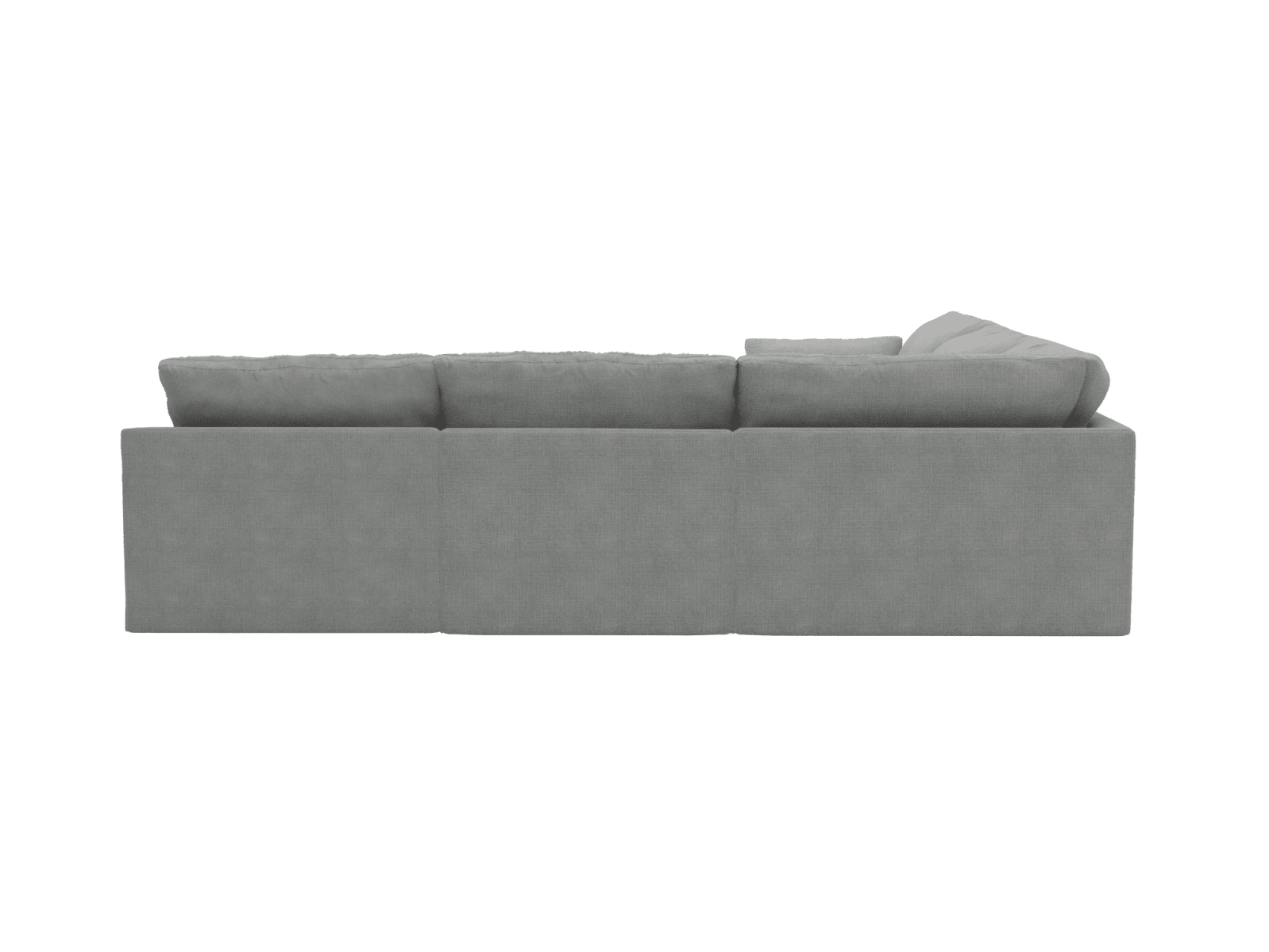 Retreat Toorak Pebble Corner Sofa - 5 Seater color Toorak Pebble