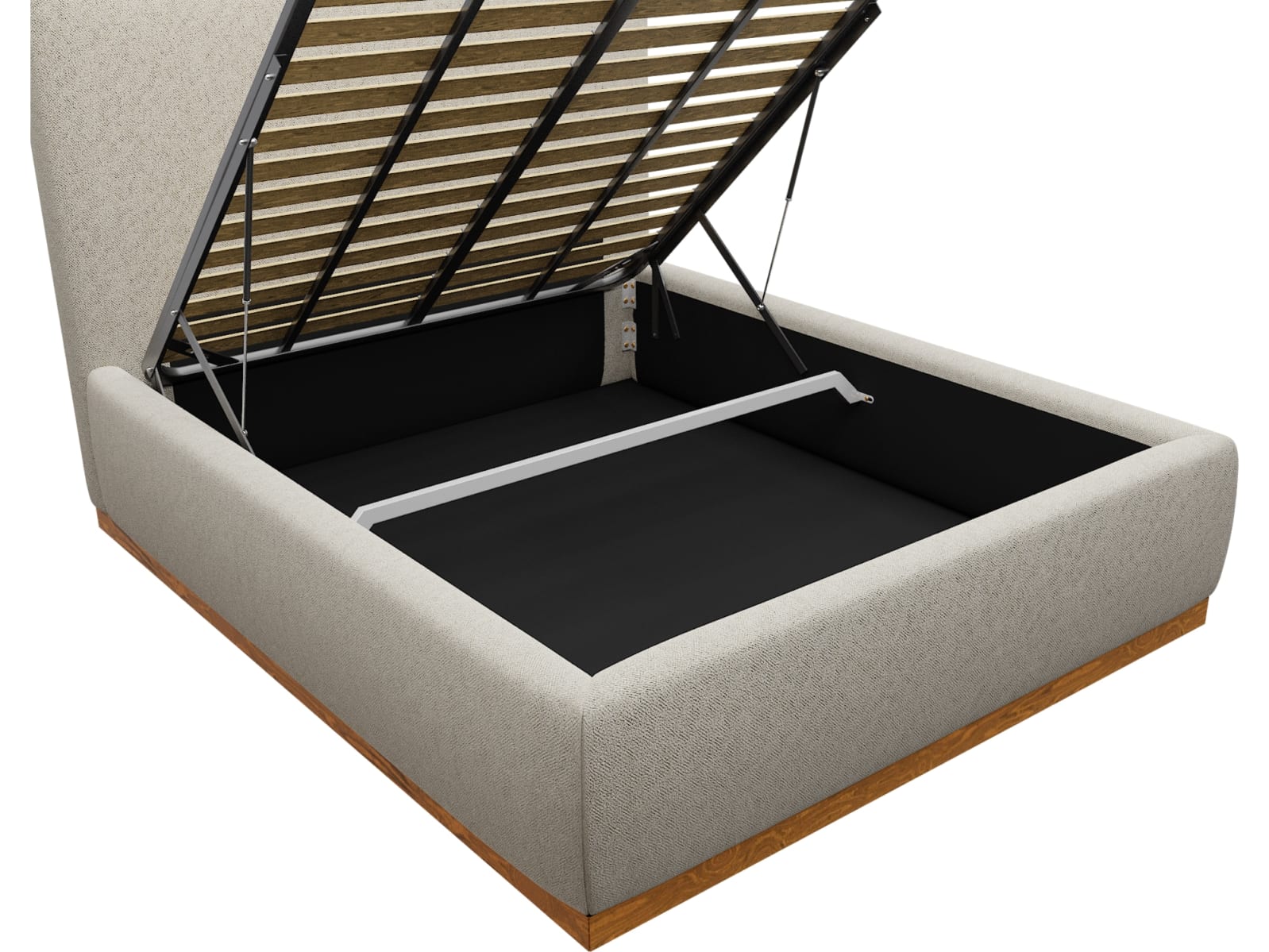 Haven Dark Gas Lift Bed Noa Desert color Noa Desert