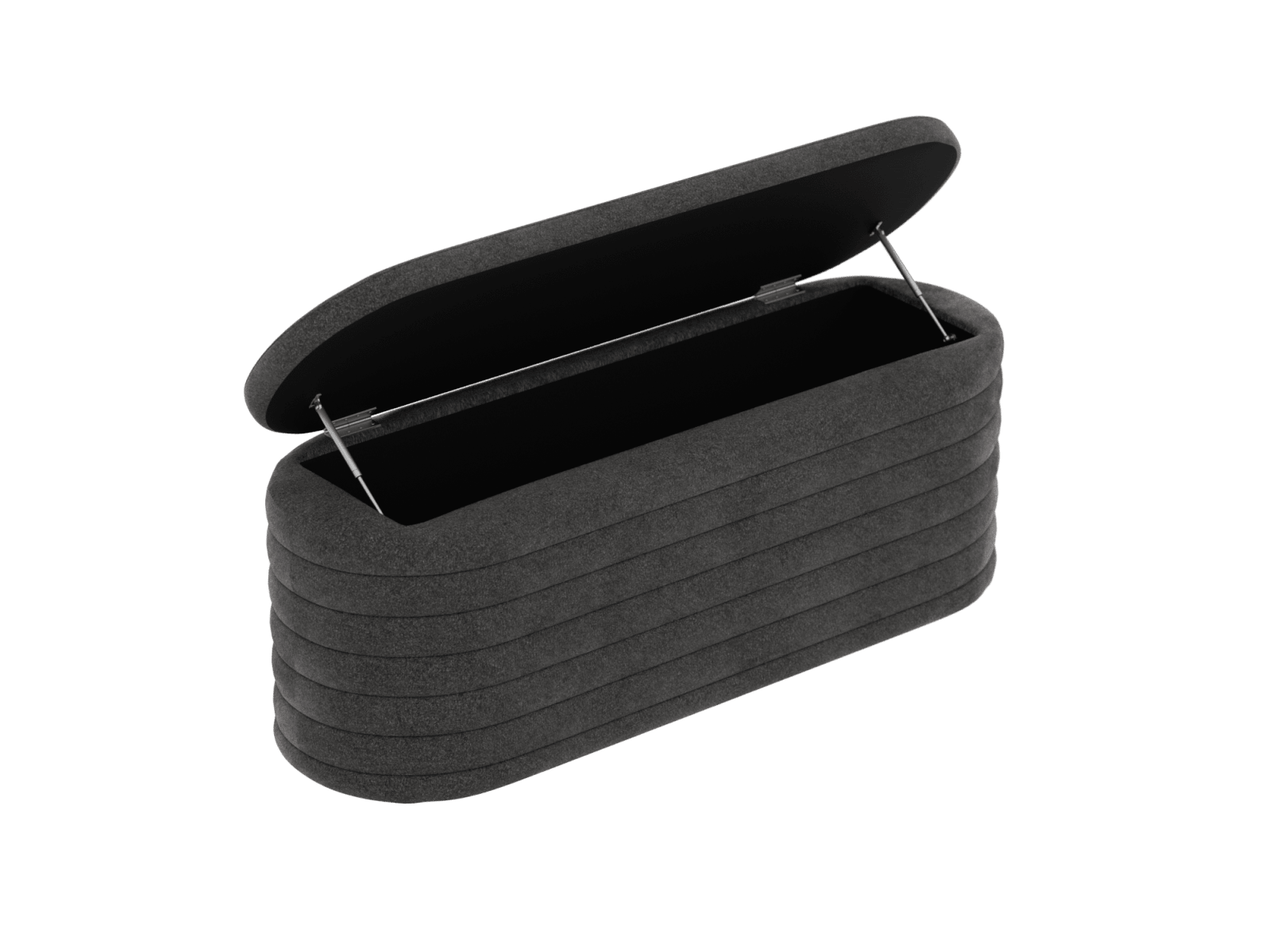Topia Blanket Box California Charcoal color California Charcoal