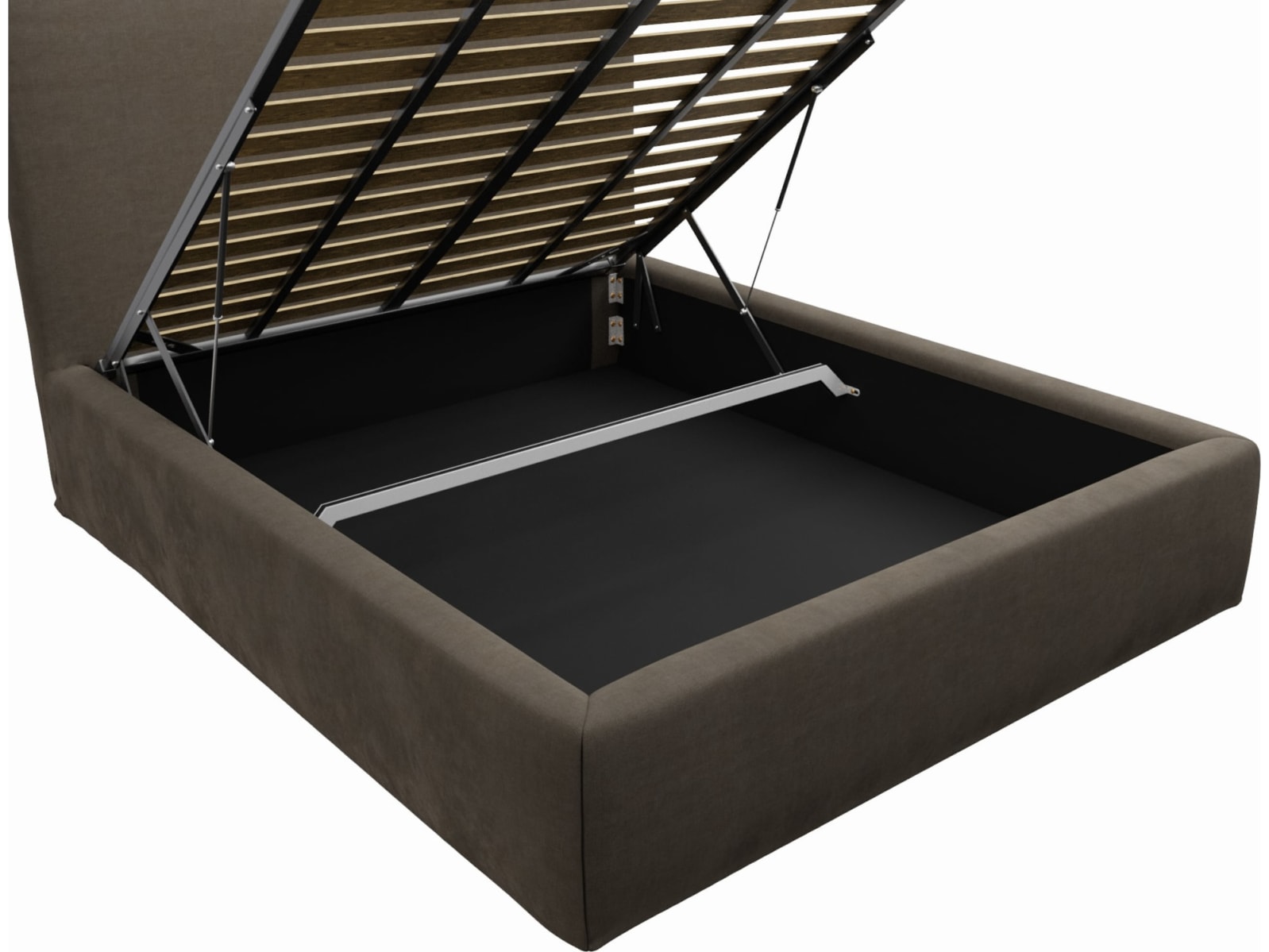 Willow Gas Lift Bed Muse Mink color Muse Mink