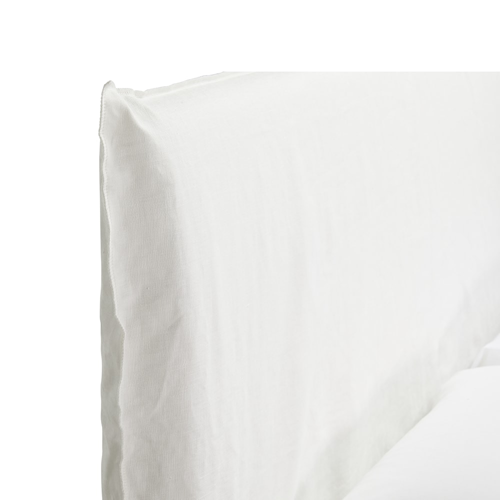 Noosa Bed Frame Pure White color Pure White