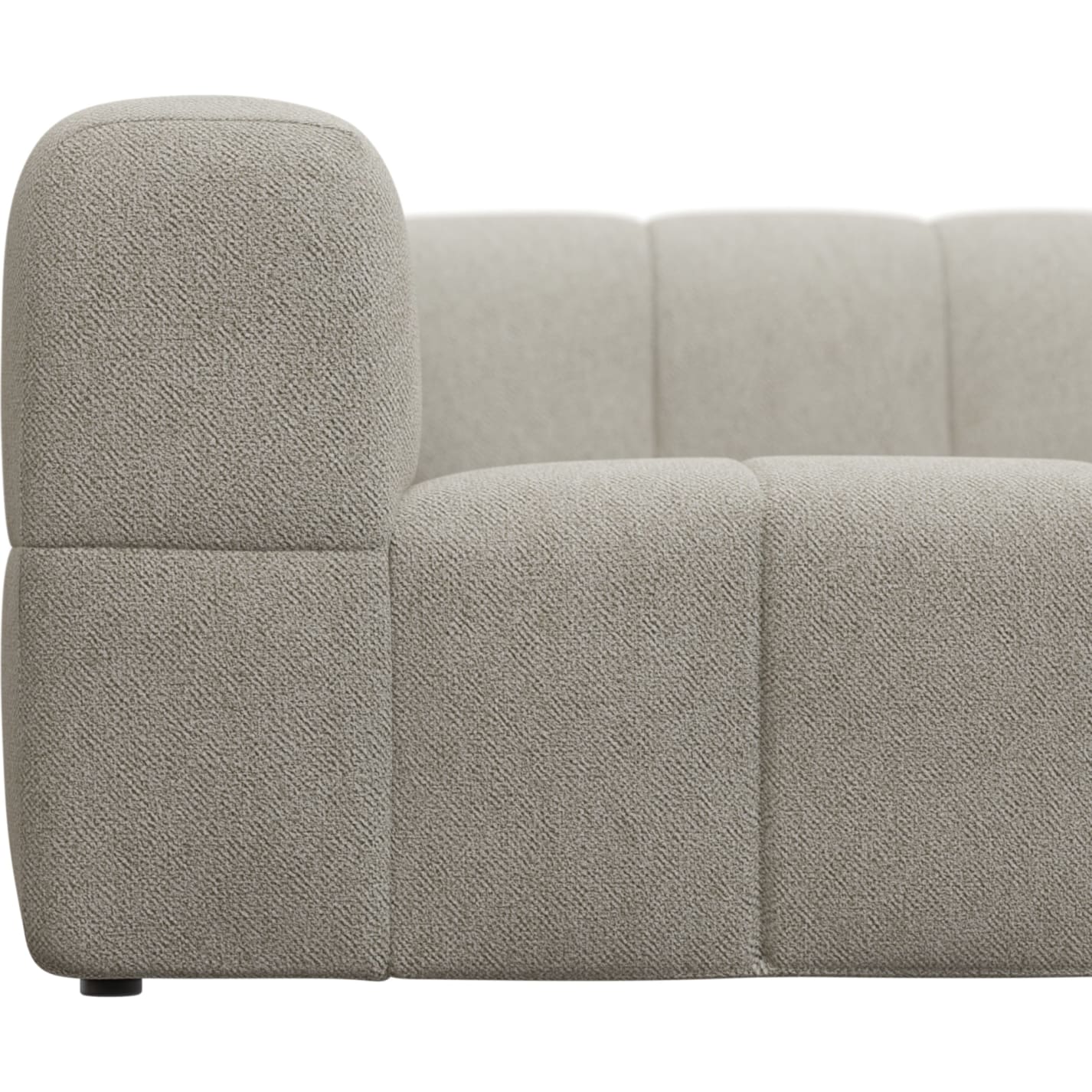 Lucello Noa Desert Modular Sofa with Ottoman - 4 Piece color Noa Desert
