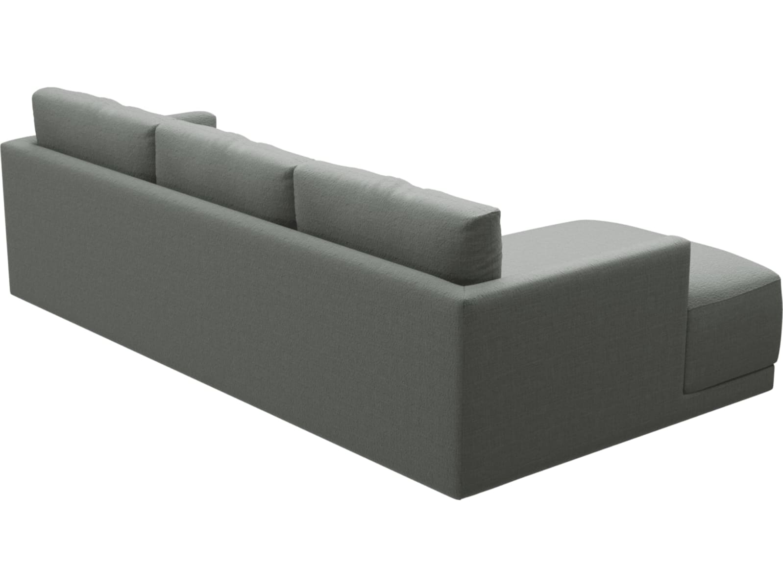 Haven Apt Tribute Storm Chaise Sofa color Tribute Storm