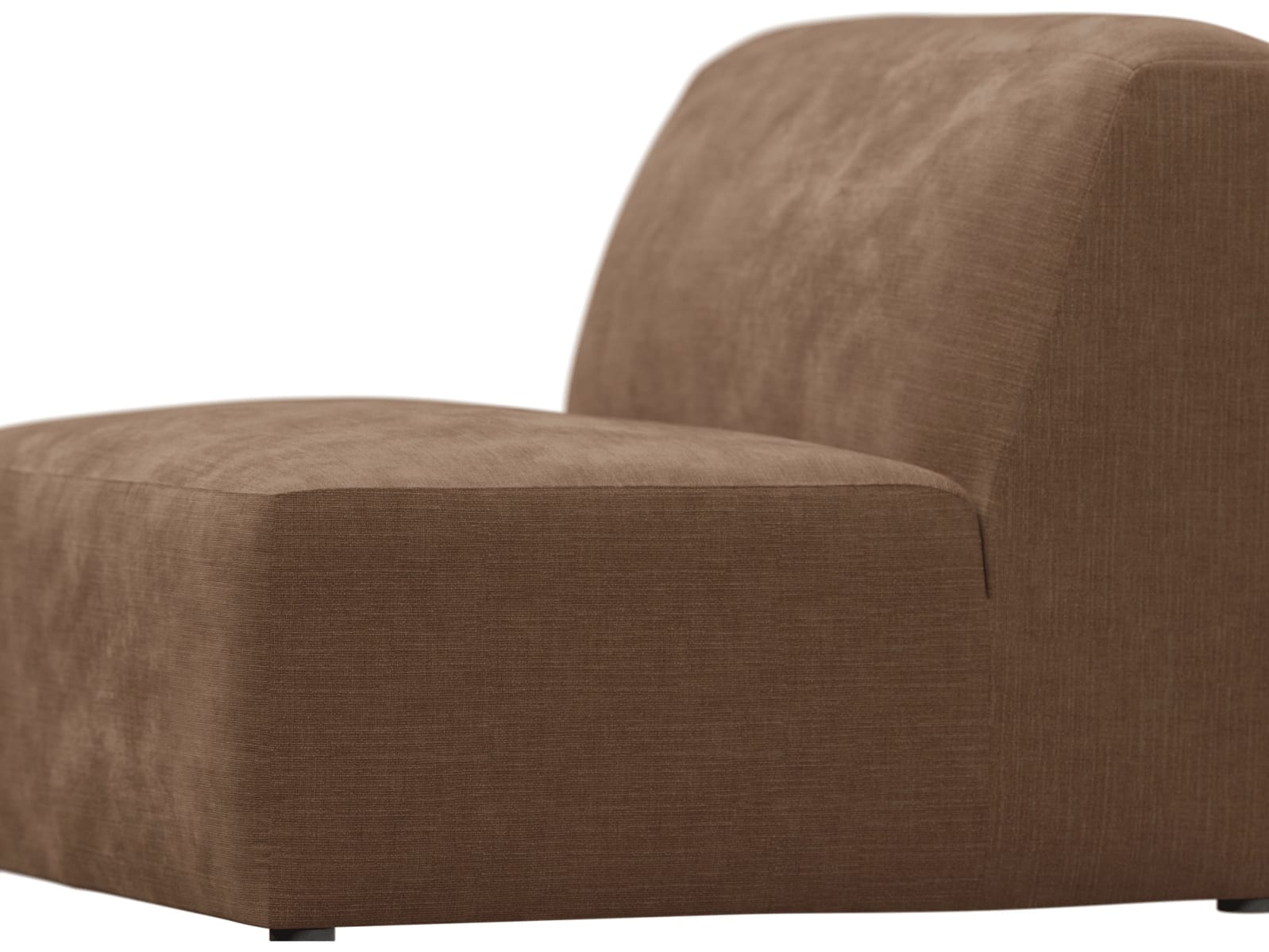 Copenhagen Tribute Chestnut Armless Chair Sofa Module color Tribute Chestnut