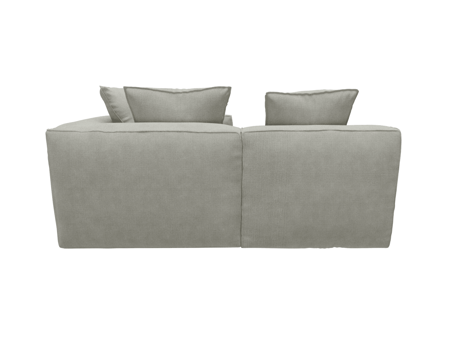 Riley Apt Toorak Pebble Corner Sofa - 4 Seater LAF Terminal color Toorak Pebble
