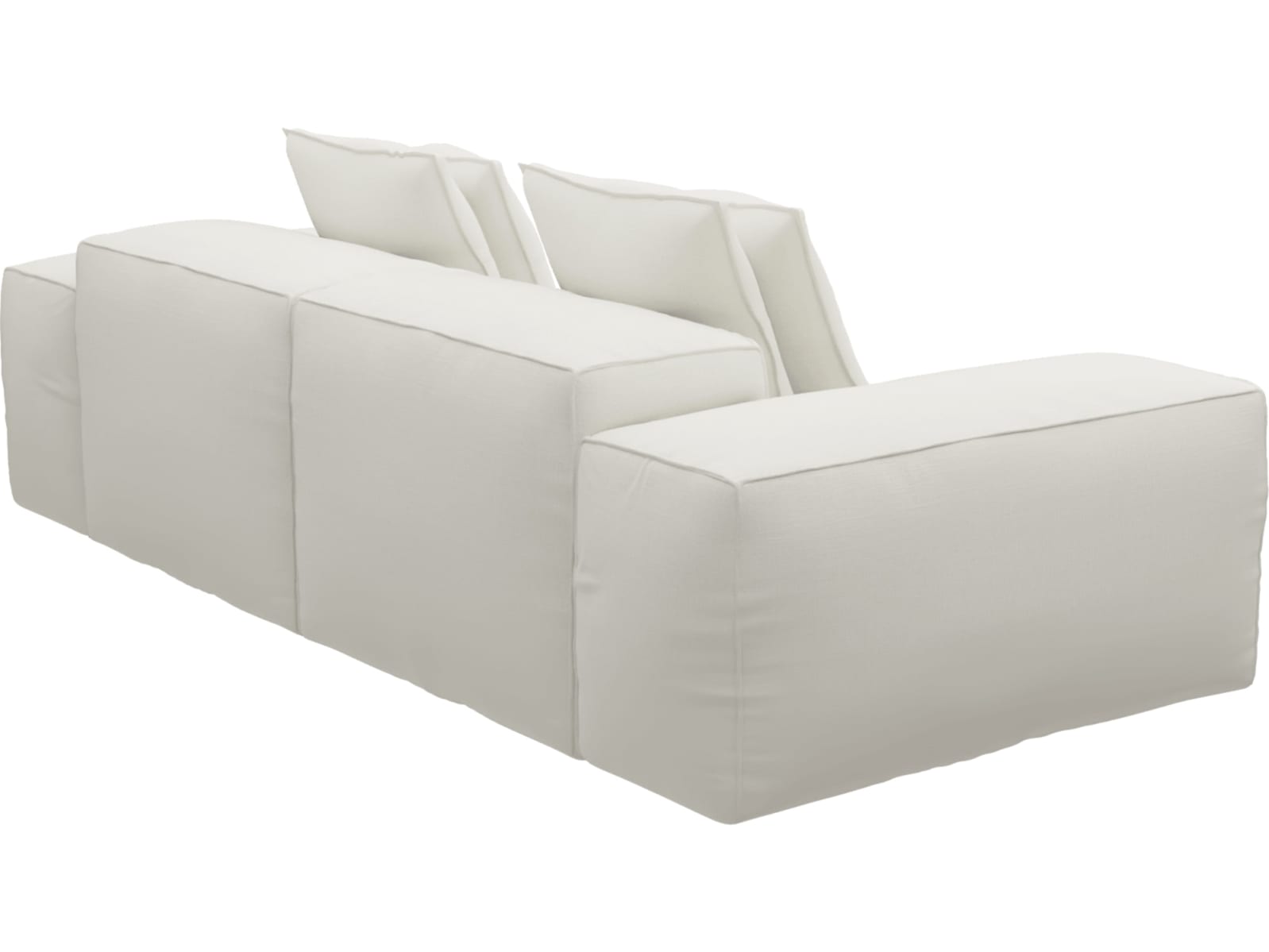 Riley Tribute Shell Modular Sofa - 2 Seater color Tribute Shell