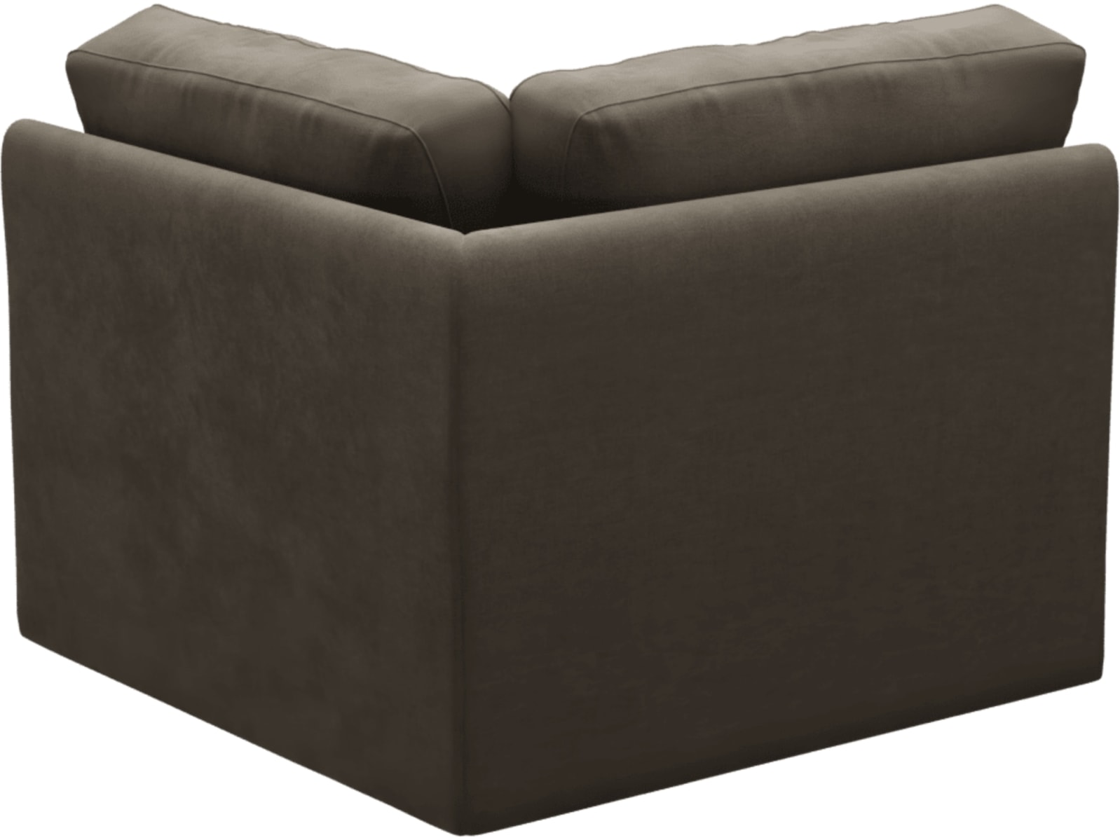 Monica Muse Mink Corner Sofa Chair Module color Muse Mink