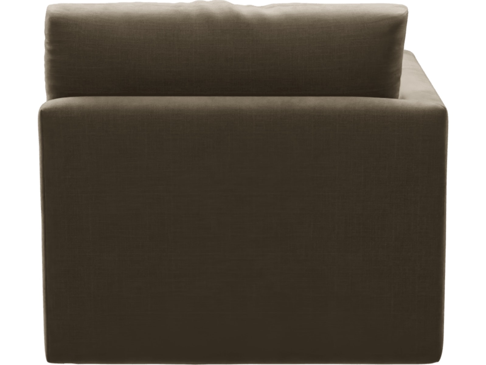 Haven Tribute Walnut Left Arm Facing Chaise Module color Tribute Walnut