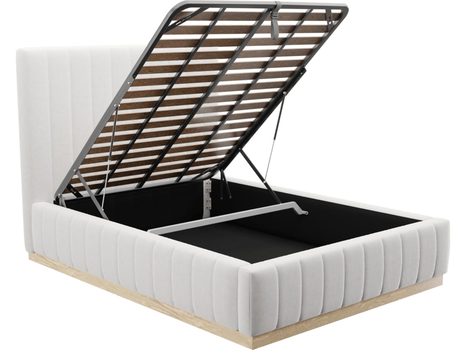 Brentwood Gas Lift Bed Muse Frost color Muse Frost