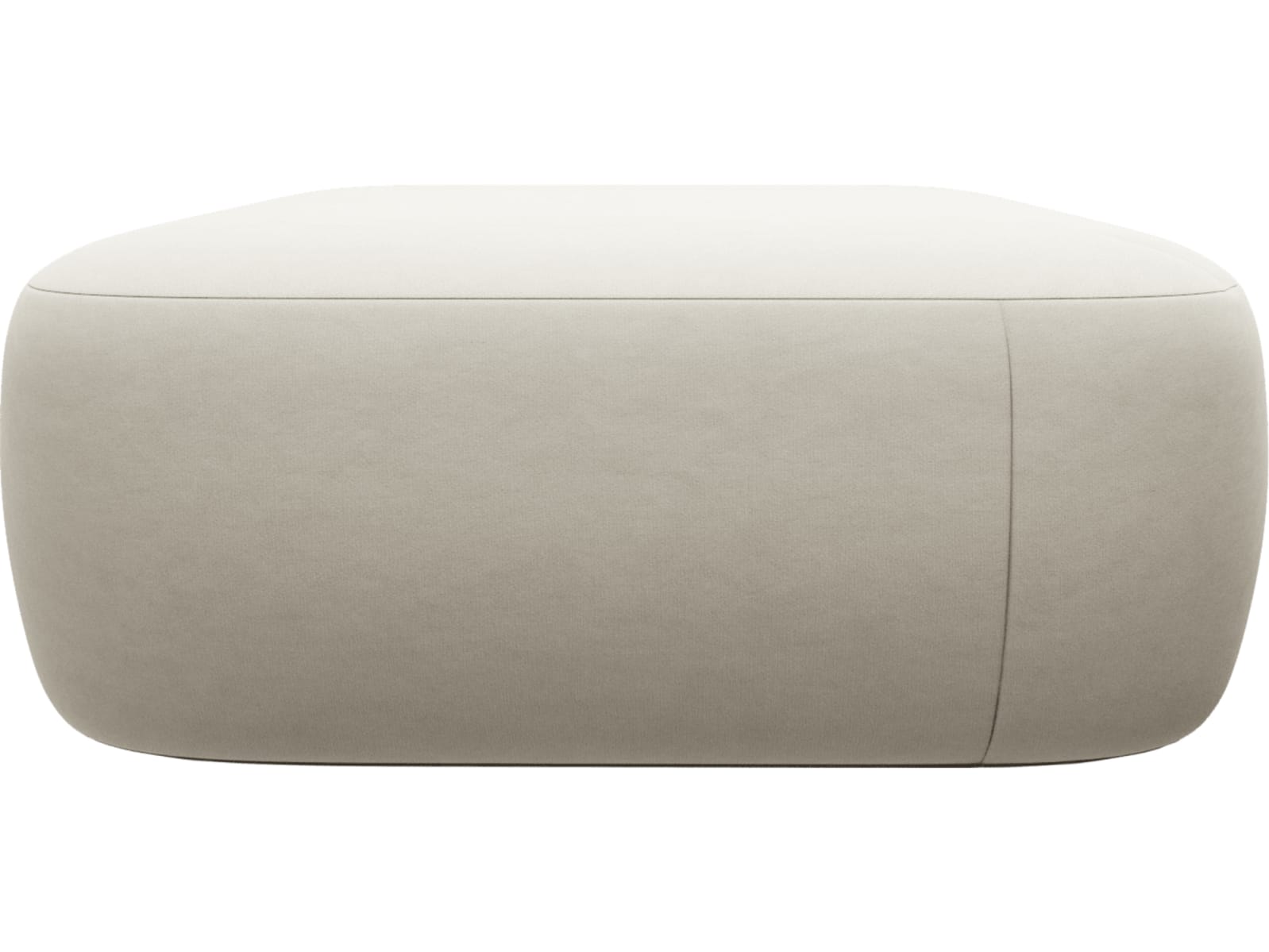 Beckett Muse Flax Sofa Module Ottoman color Muse Flax