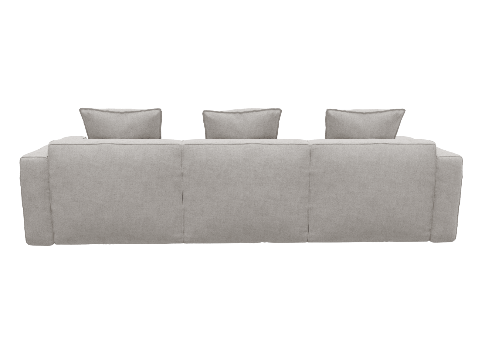 Riley Apt Avon Mineral Sofa - 3 Seater and Ottoman color Avon Mineral