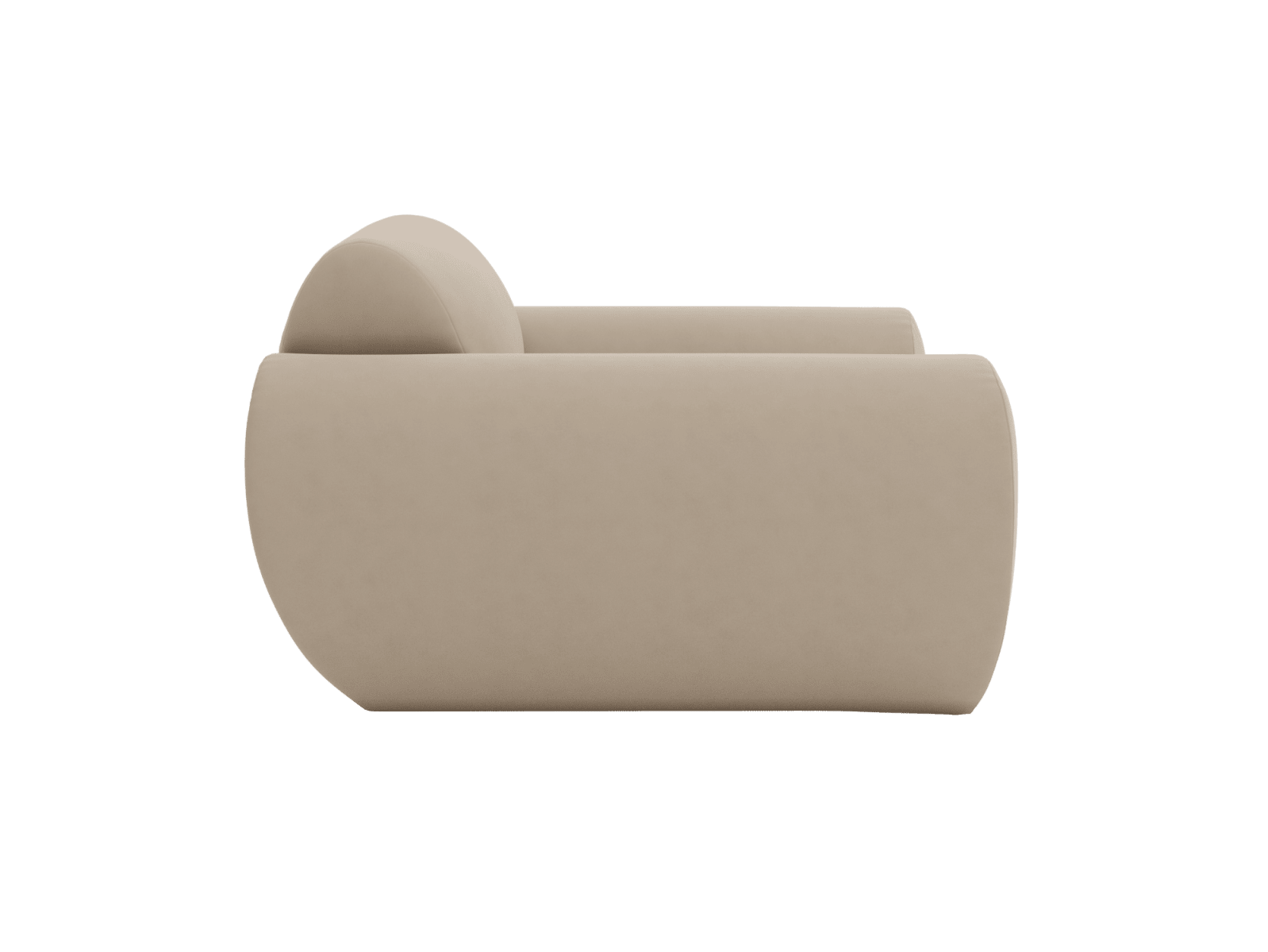 Malmo Blaze Latte Armchair color Blaze Latte