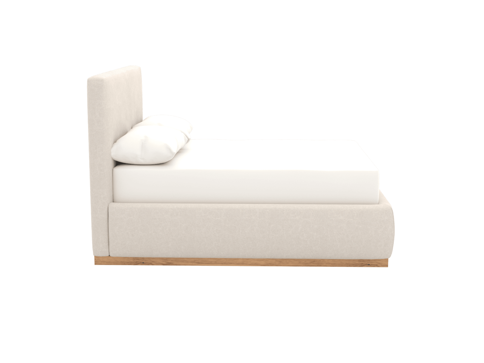 Haven Gas Lift Bed View Cream Queen color View Cream