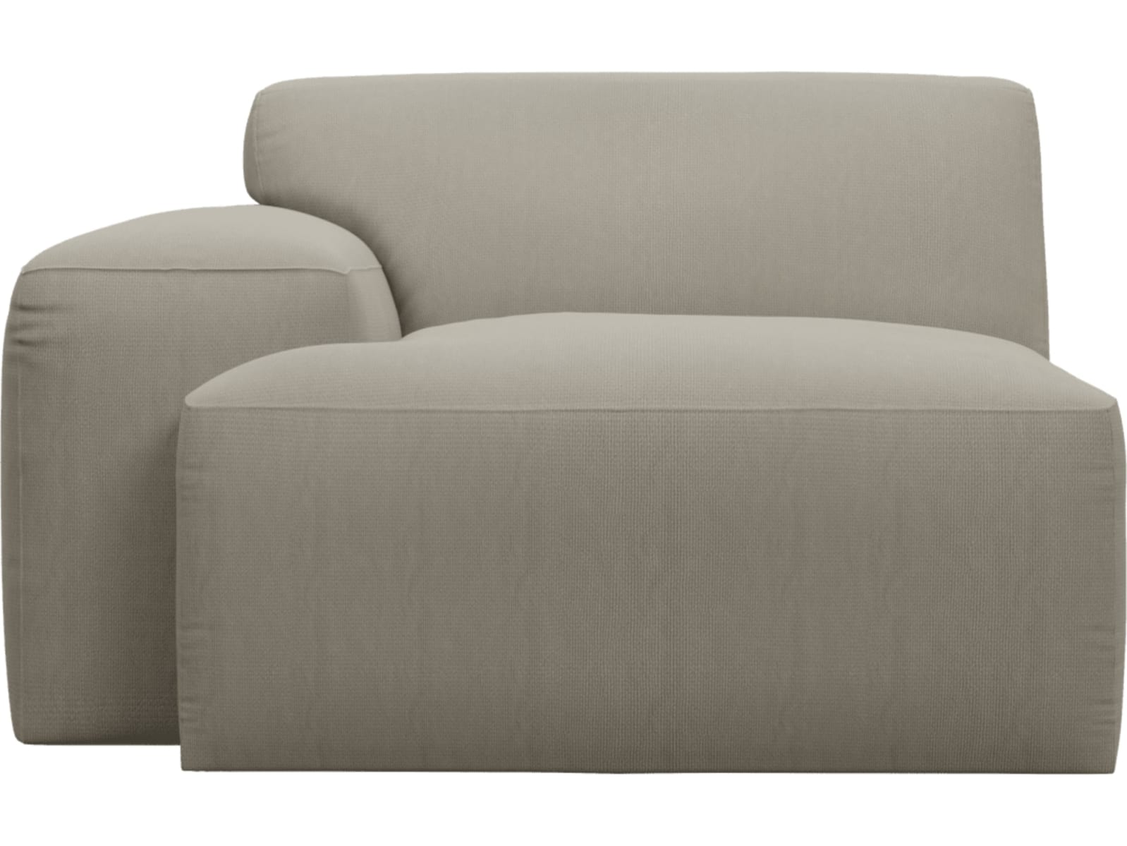 Copenhagen Plaza Natural Left Arm Facing Sofa Module color Plaza Natural