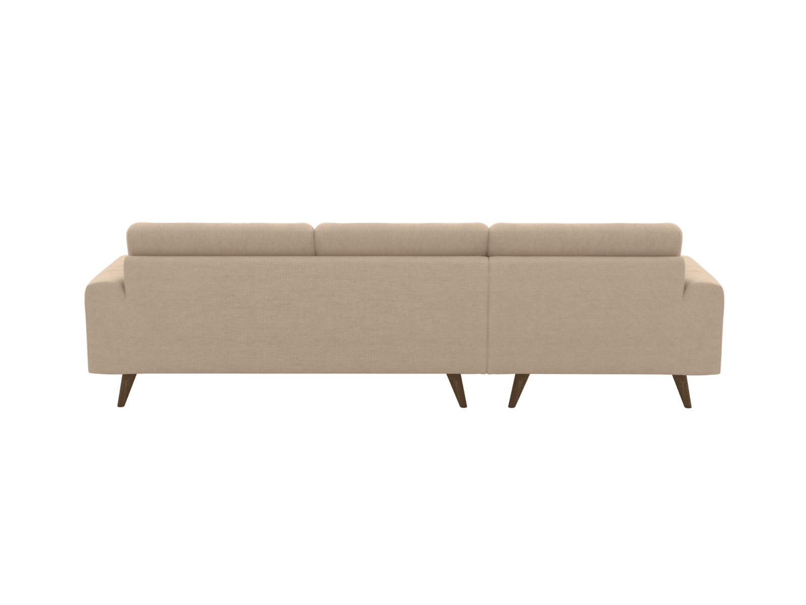 Dane Muse Driftwood Chaise Sofa - 3 Seater color Muse Driftwood