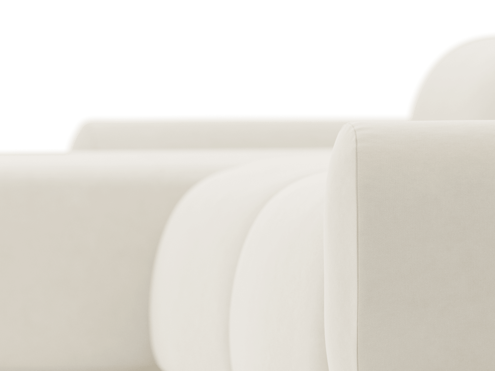 Malmo Muse Flax Chaise Sofa - 3 Seater color Muse Flax