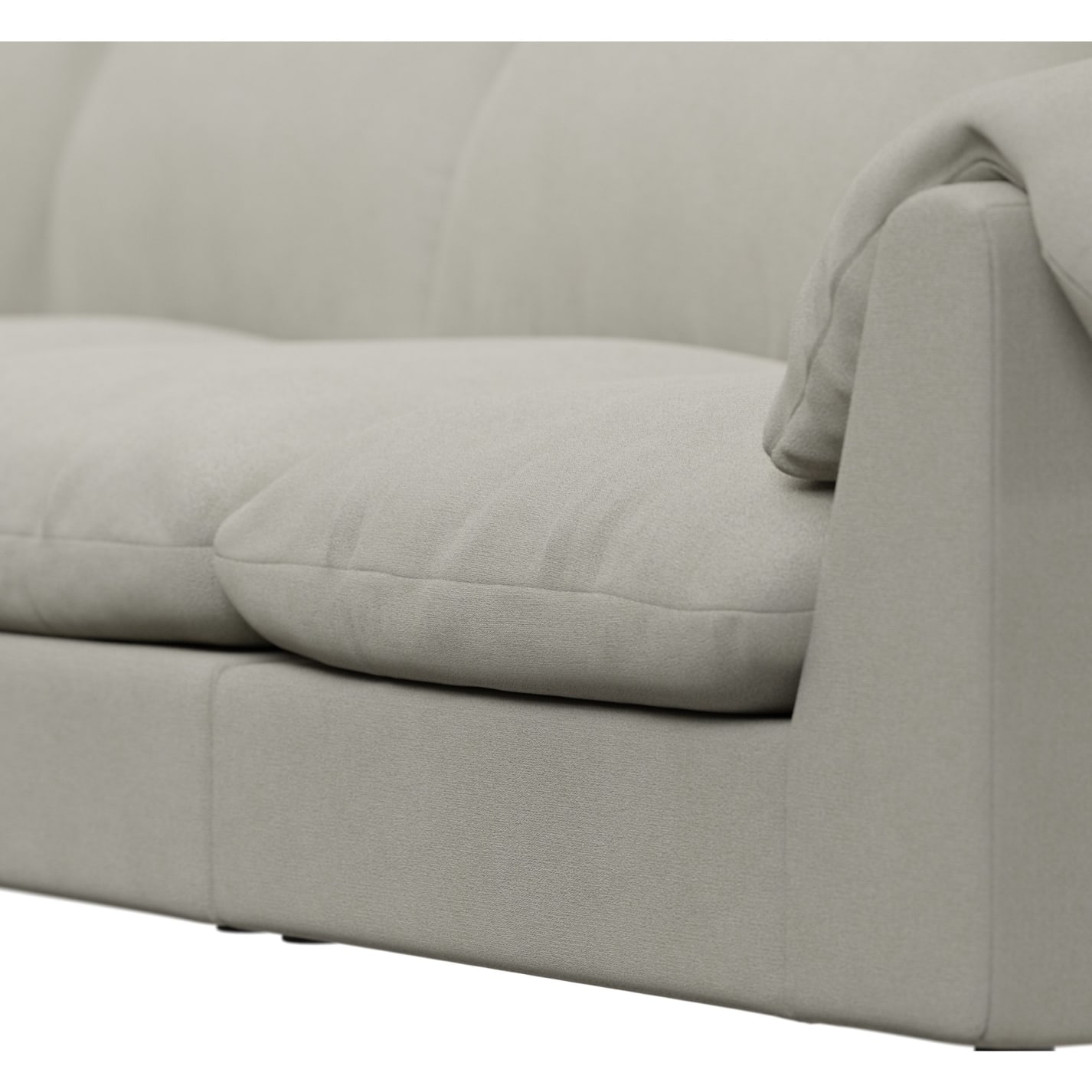 Ludlow California Ivory Corner Sofa - 5 Seater color California Ivory