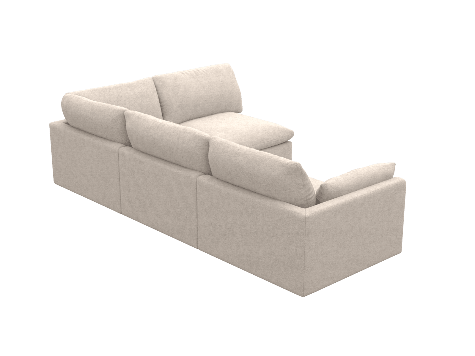 Willow Noa Desert Modular Sofa RAF - 4 Seater color Noa Desert