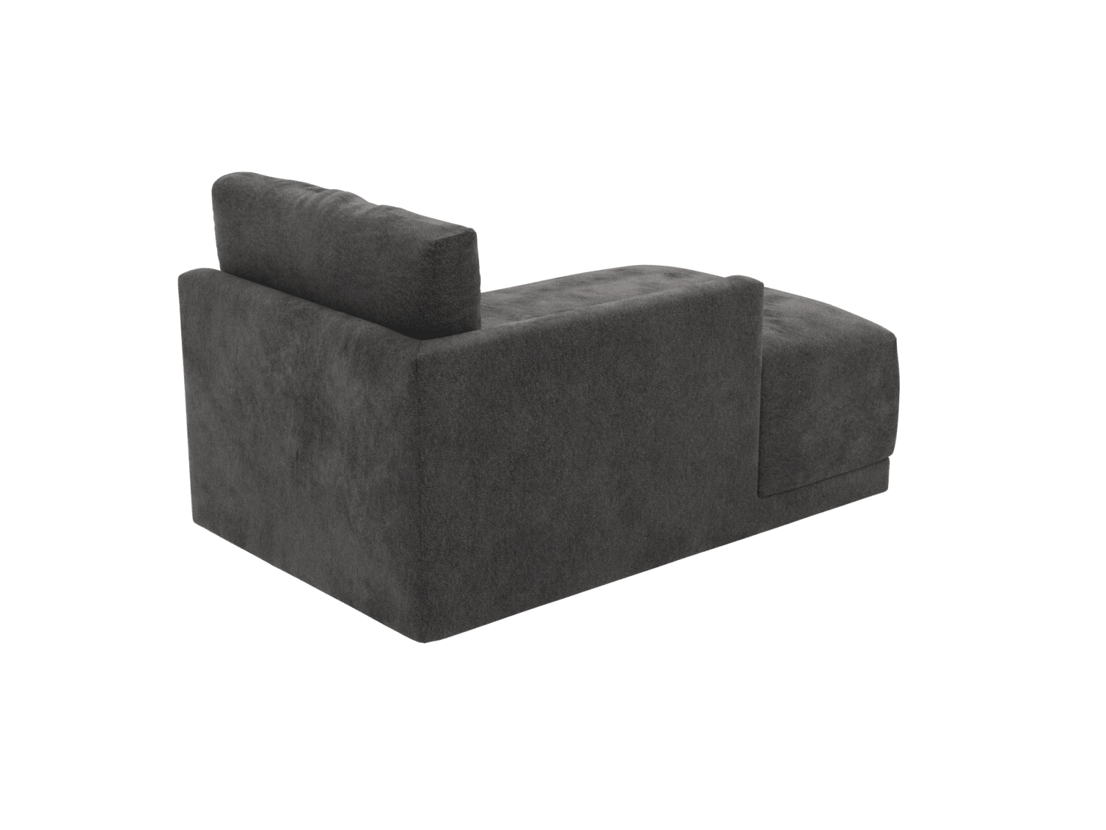 Haven California Charcoal Left Arm Facing Chaise Sofa Module color California Charcoal
