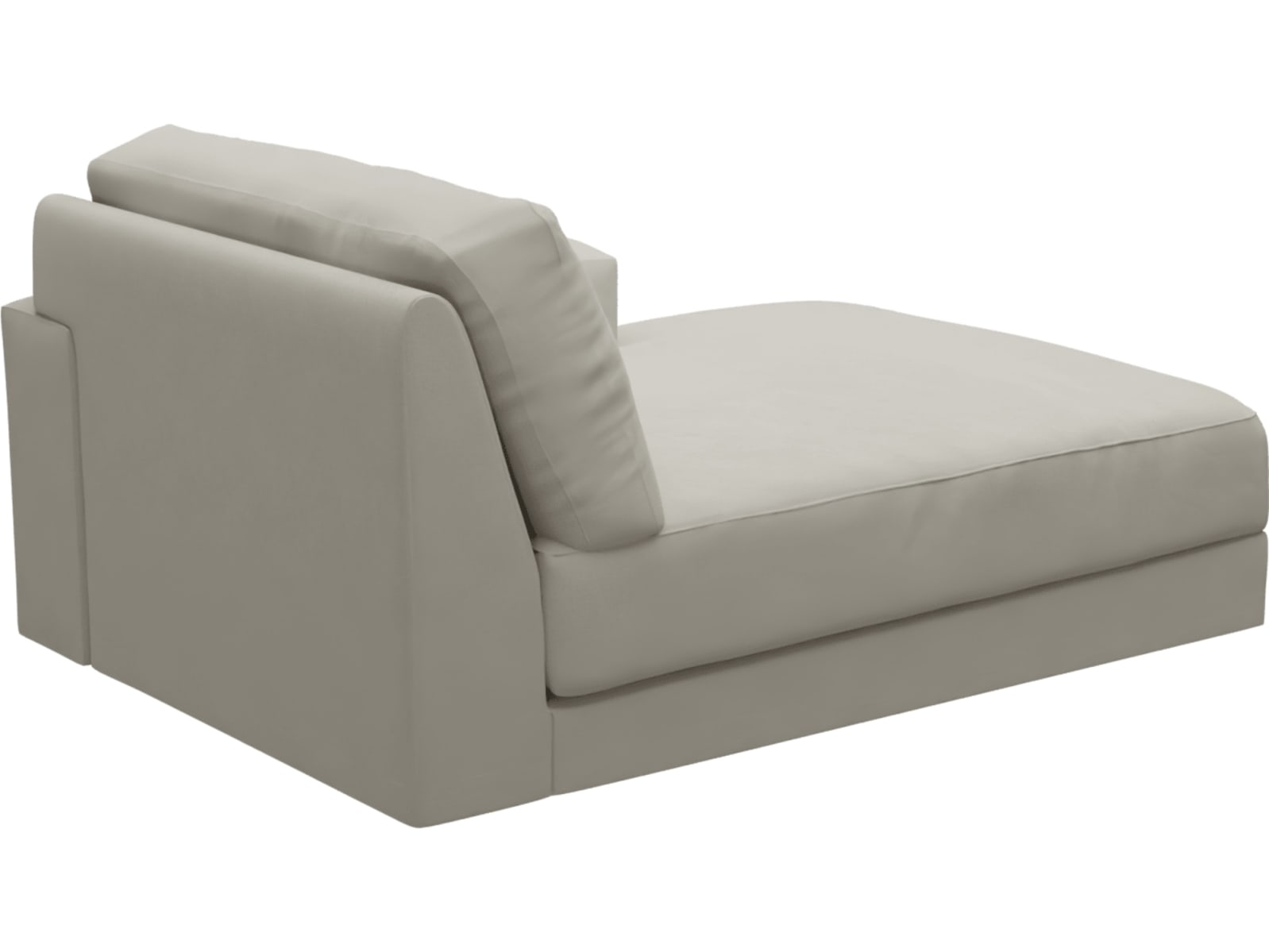 Monica California Ivory Right Arm Facing Chaise Module color California Ivory