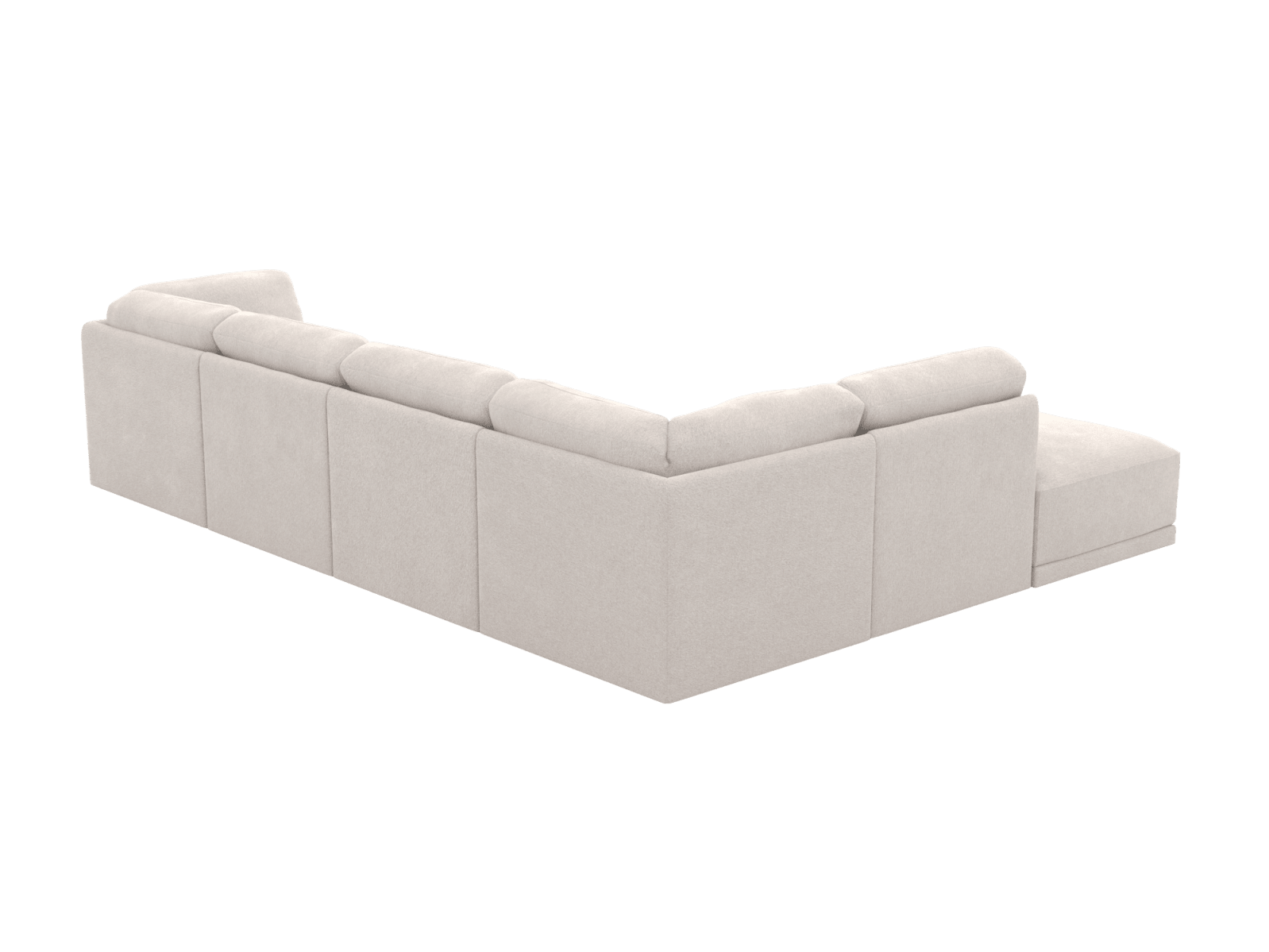 Emily Toorak Pearl Modular Sofa - 6 Seater color Toorak Pearl