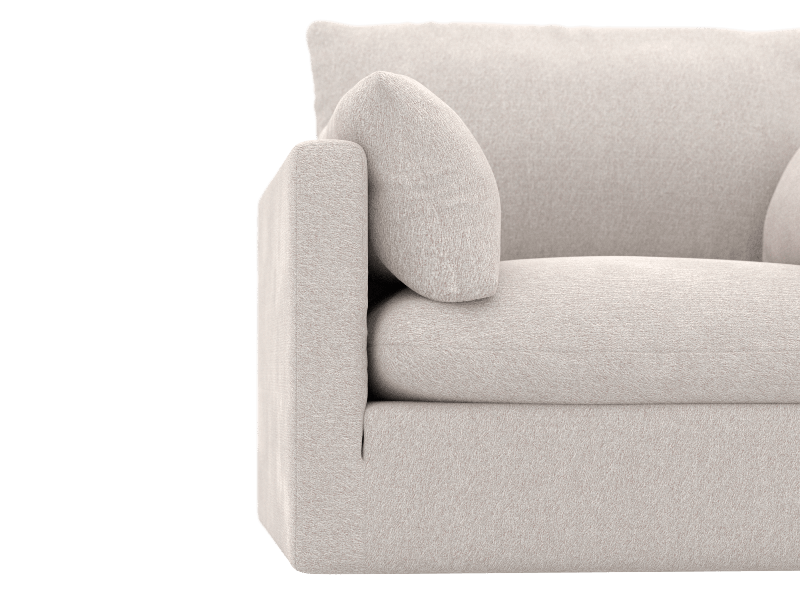 Willow Toorak Pearl Armchair color Toorak Pearl