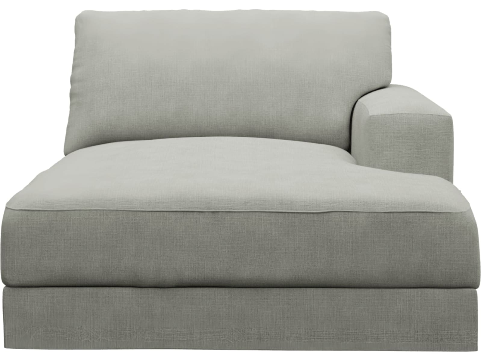 Monica Toorak Pebble Right Arm Facing Chaise Module color Toorak Pebble