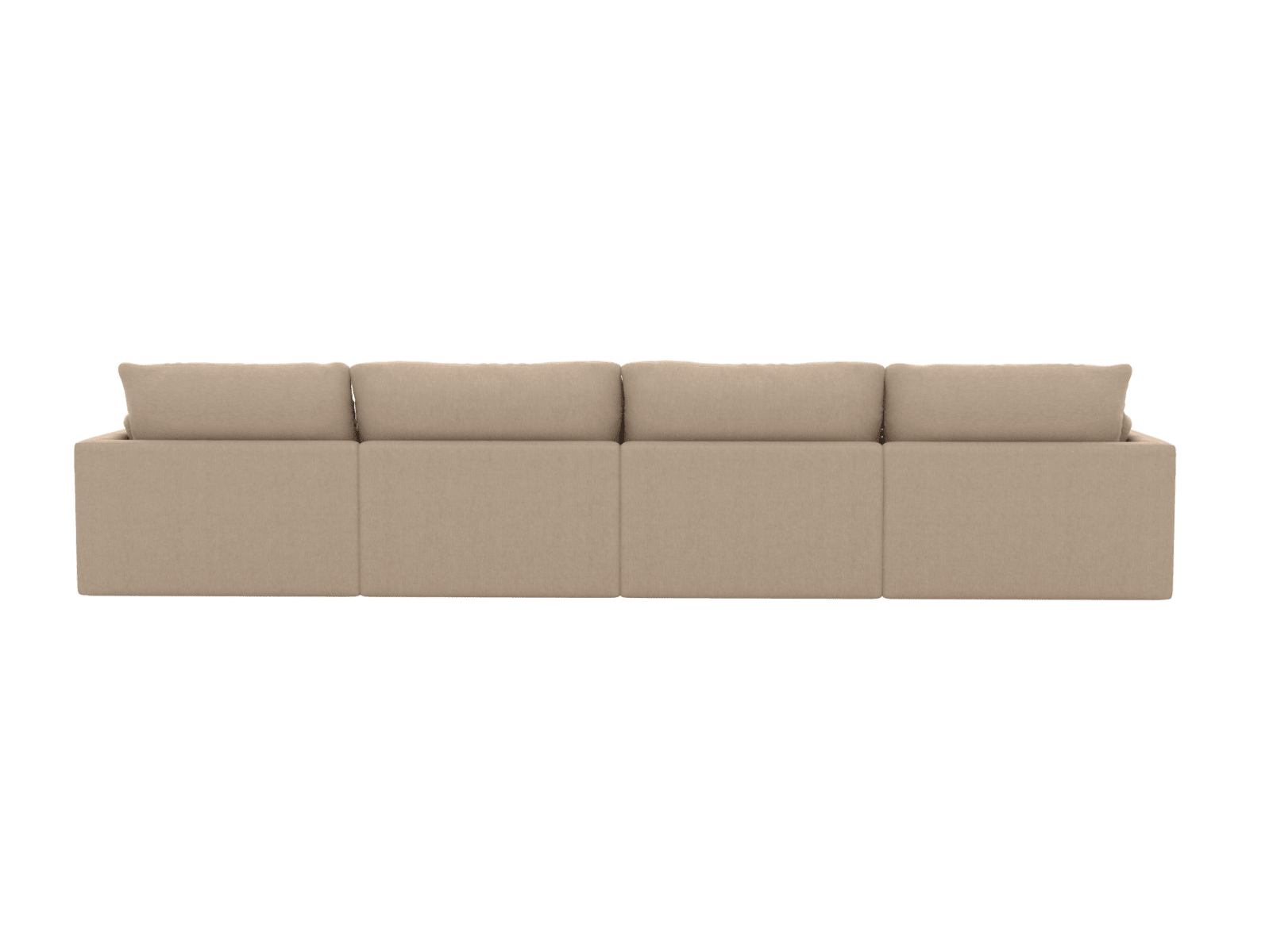 Willow Muse Driftwood Modular Sofa - 4 Seater color Muse Driftwood