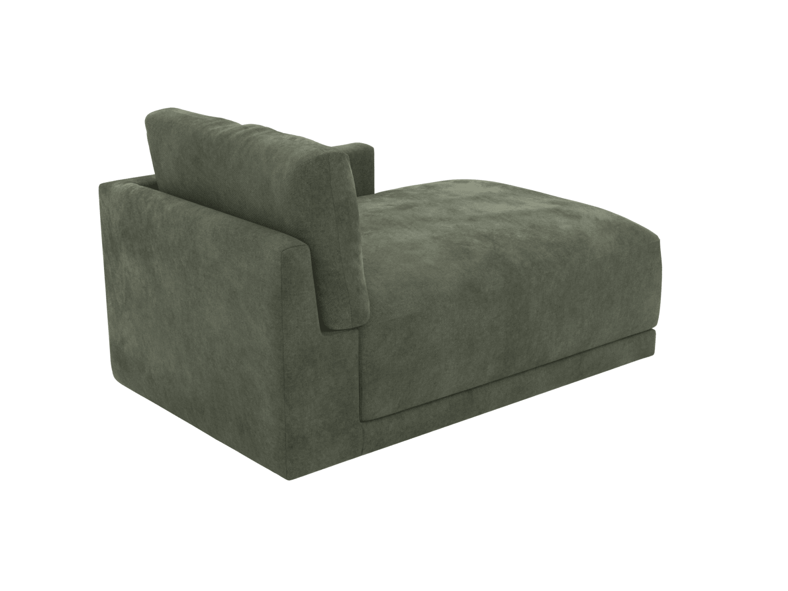Haven Muse Forest Right Arm Facing Chaise Sofa Module color Muse Forest