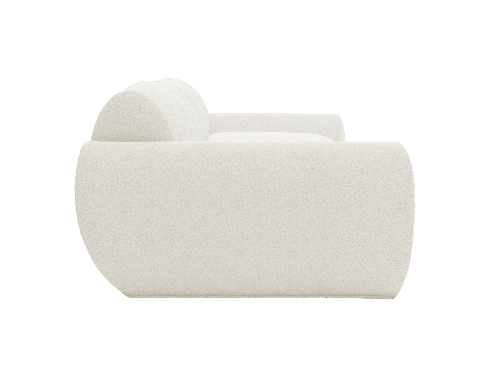 Malmo Boucle Ivory Sofa - 2 Seater color Boucle Ivory